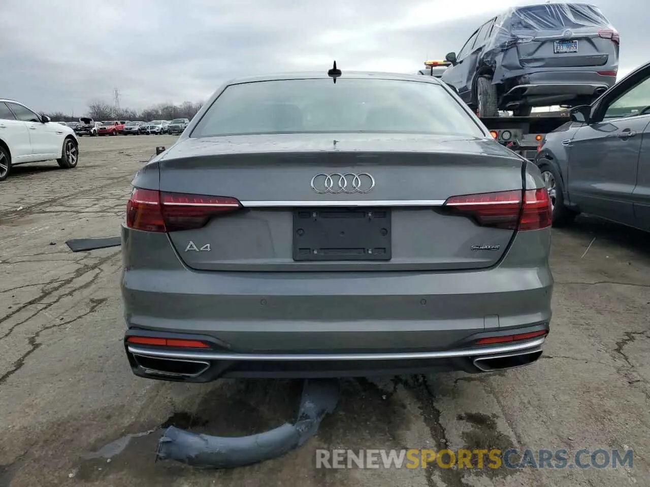 6 Photograph of a damaged car WAUEAAF43RN006634 AUDI A4 2024