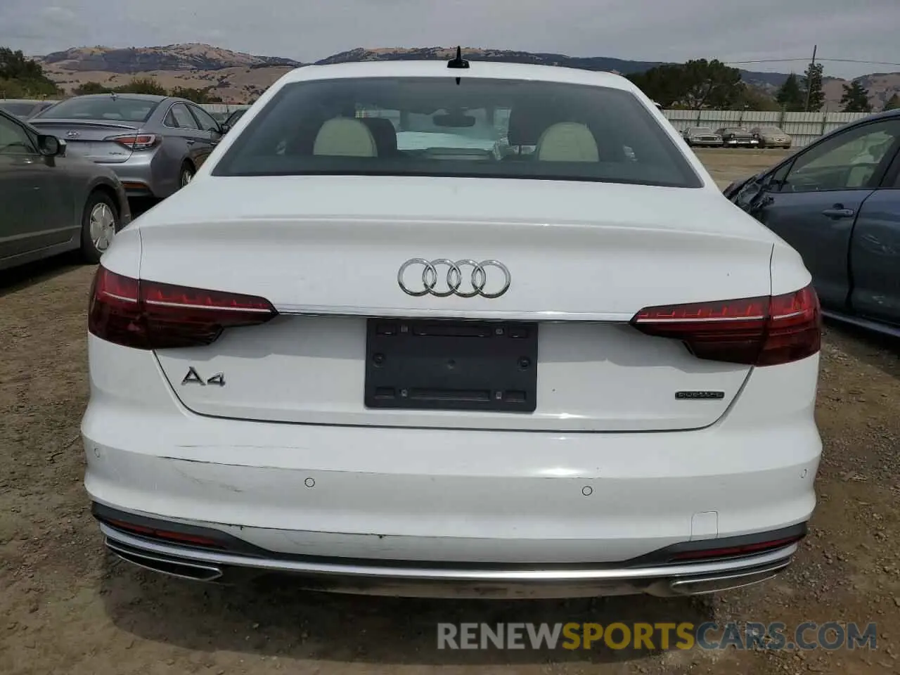 6 Photograph of a damaged car WAUEAAF48RN000411 AUDI A4 2024