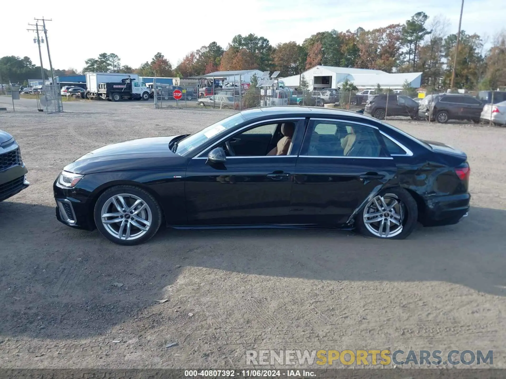 14 Photograph of a damaged car WAUEAAF48RN014065 AUDI A4 2024
