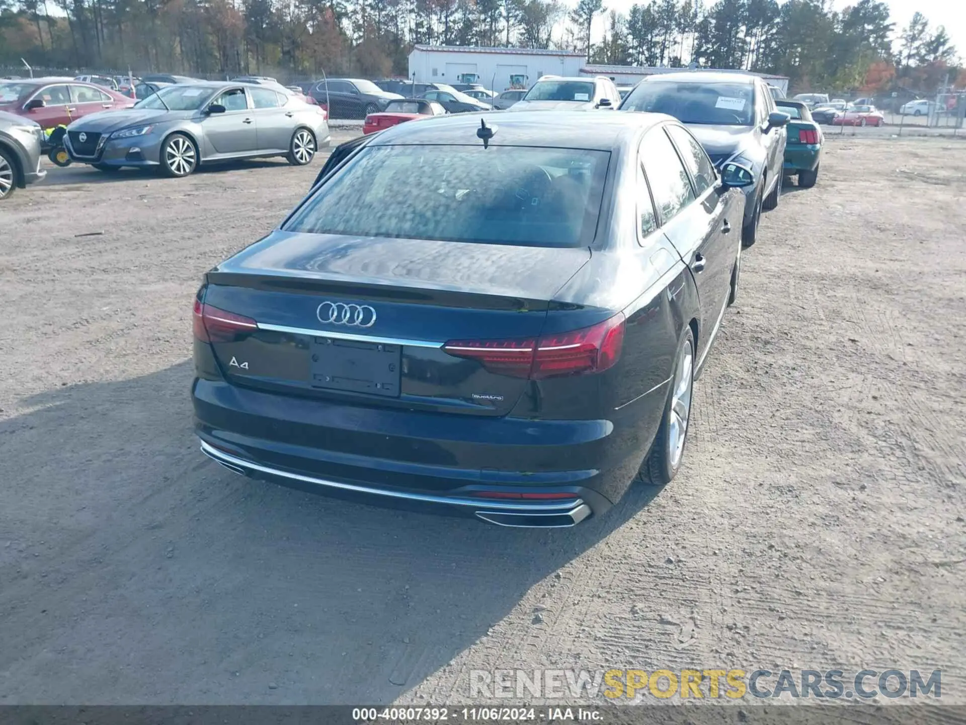 4 Photograph of a damaged car WAUEAAF48RN014065 AUDI A4 2024