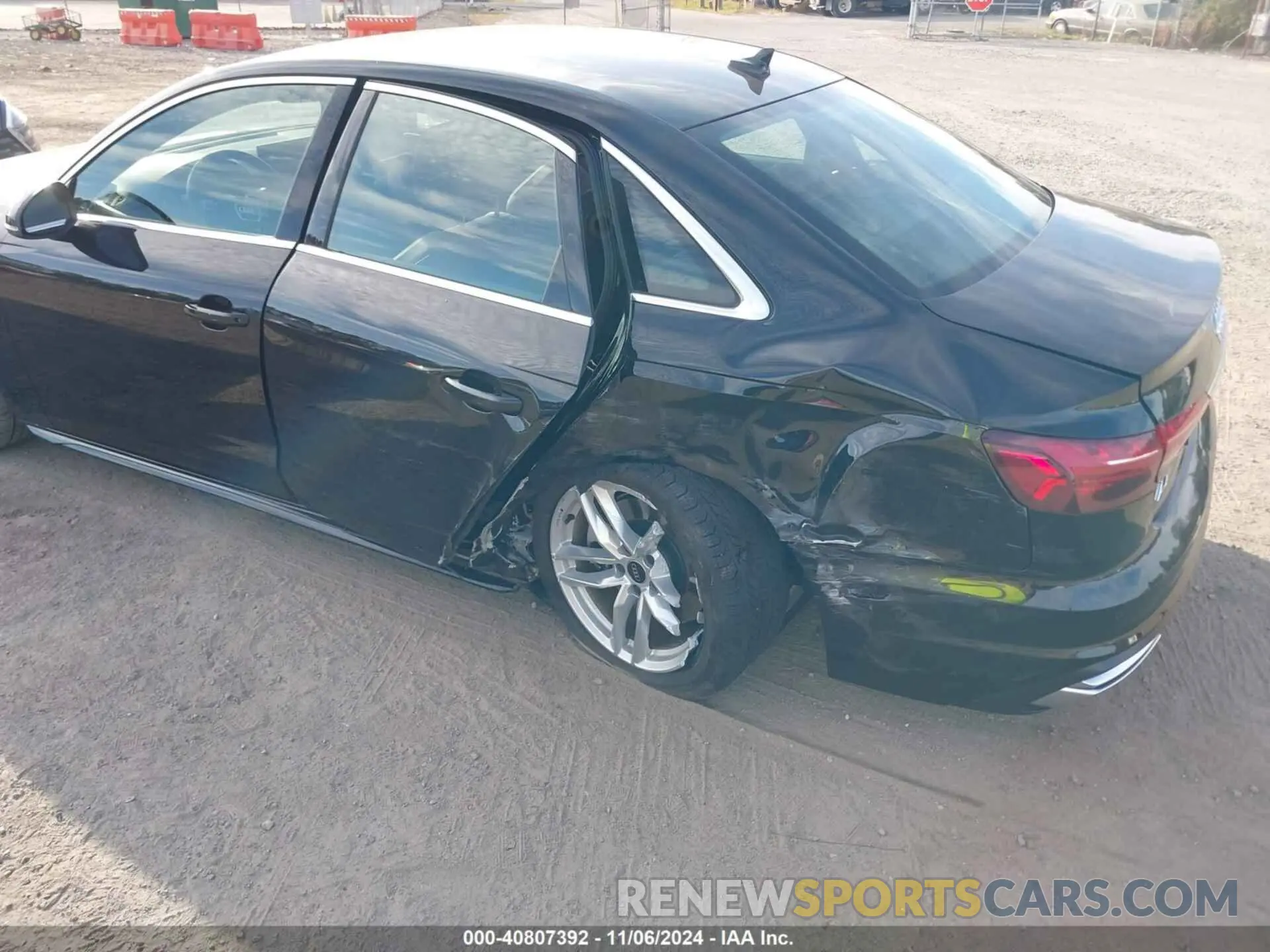 6 Photograph of a damaged car WAUEAAF48RN014065 AUDI A4 2024