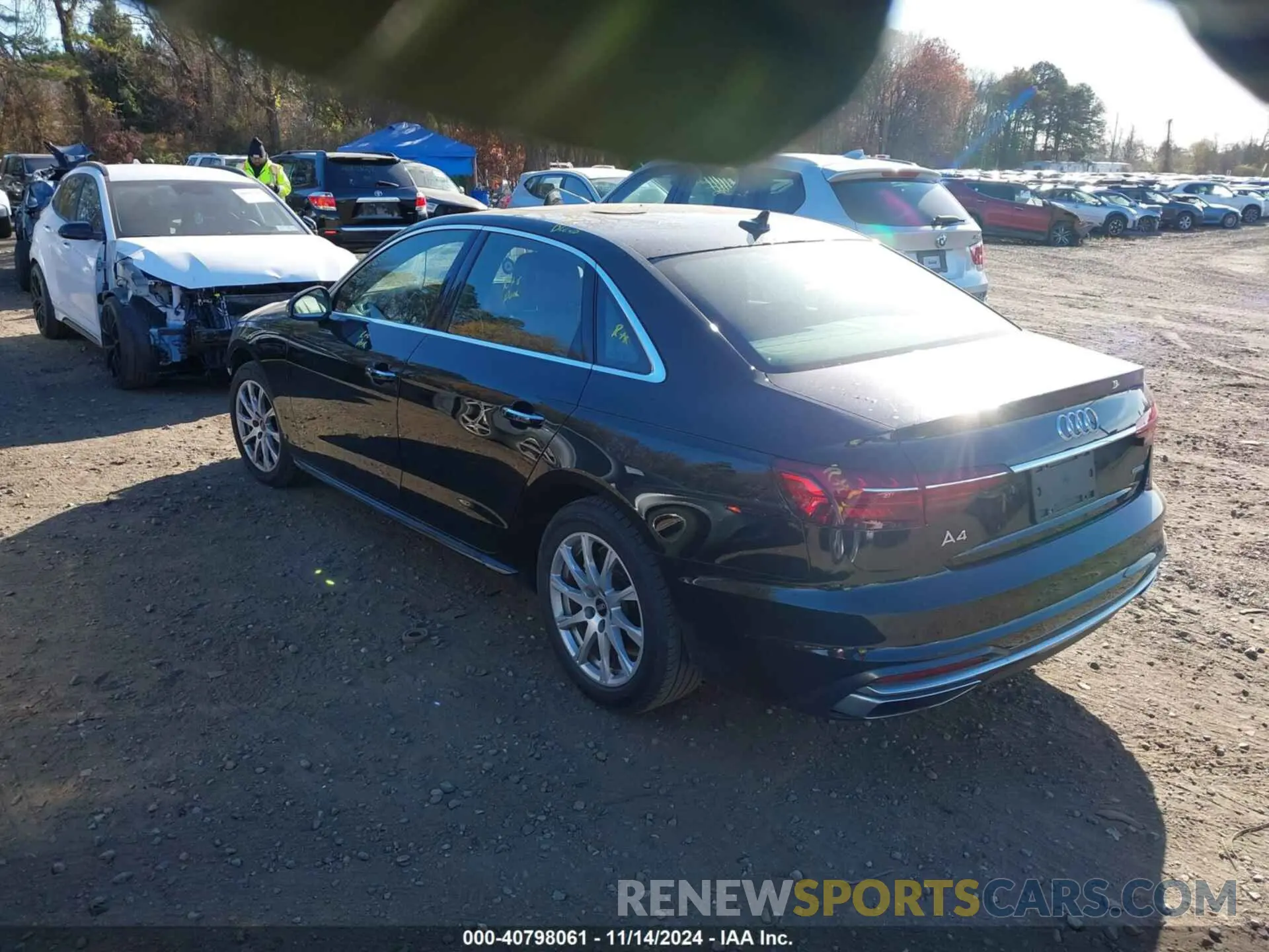 3 Photograph of a damaged car WAUABAF41MA043192 AUDI A4 SEDAN 2021