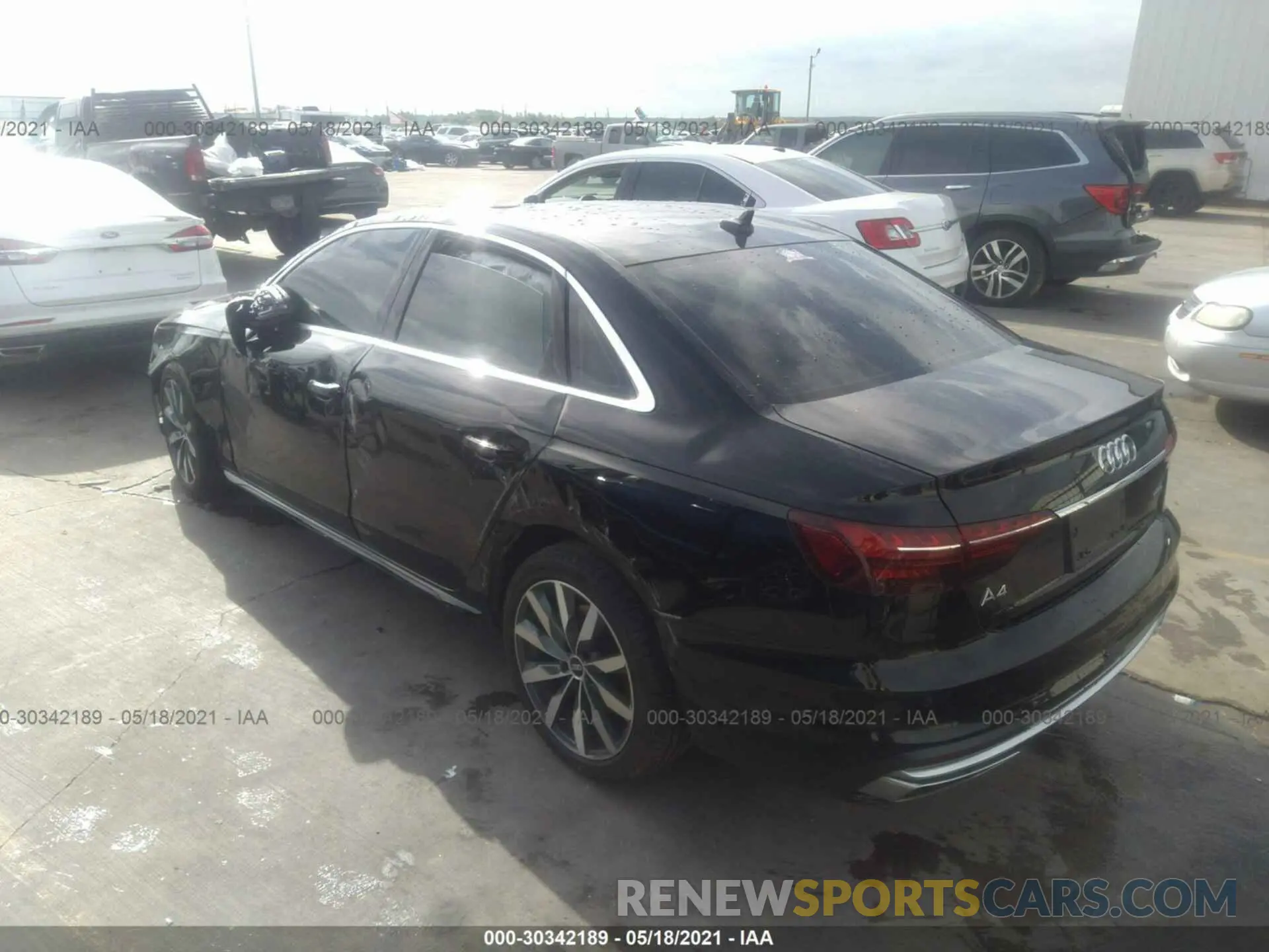 3 Photograph of a damaged car WAUABAF43MN007027 AUDI A4 SEDAN 2021