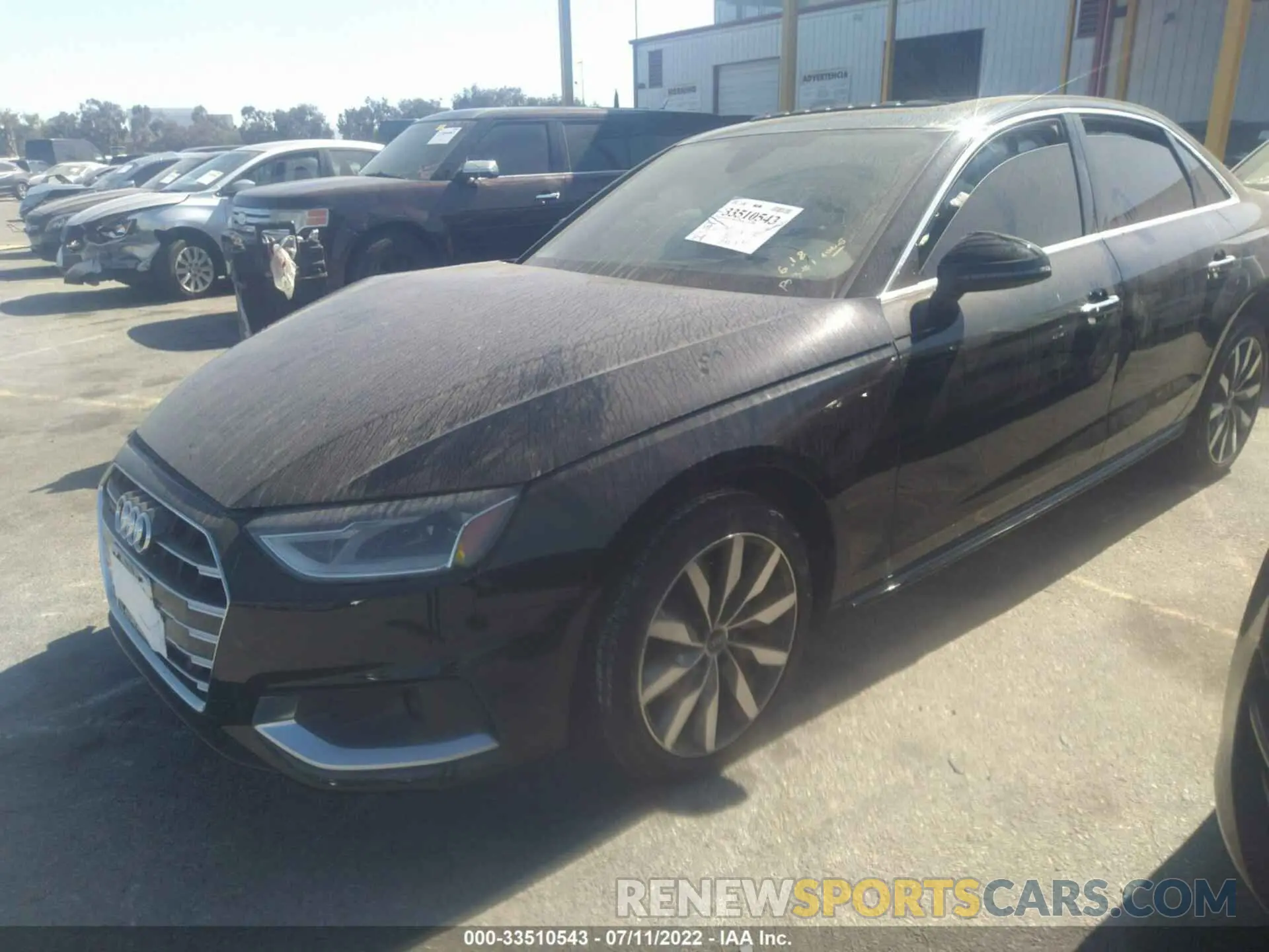 2 Фотография поврежденного автомобиля WAUABAF45MN011449 AUDI A4 SEDAN 2021