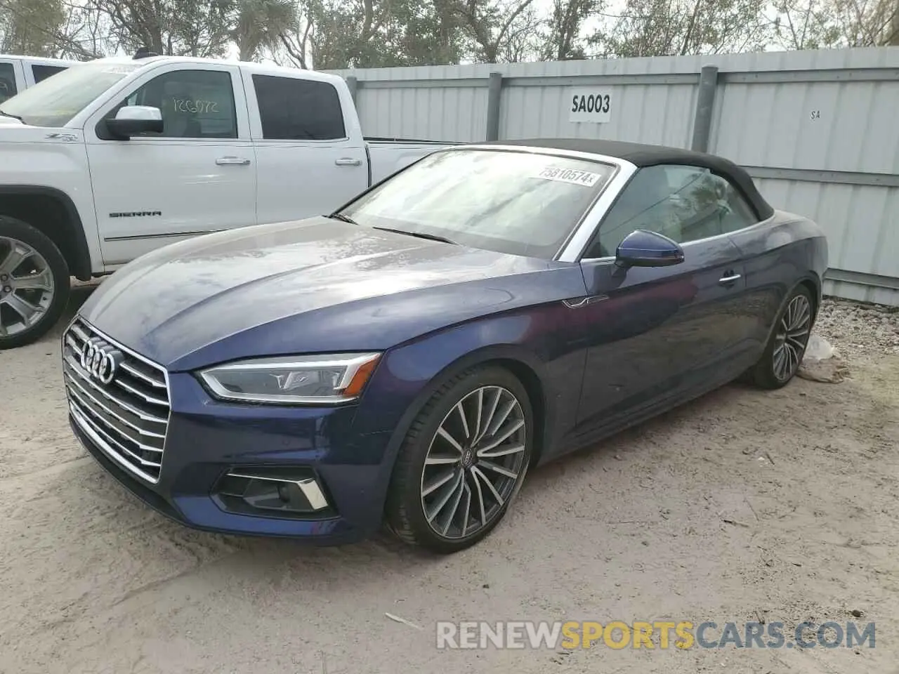 1 Фотография поврежденного автомобиля WAU2NGF55KN009222 AUDI A5 2019