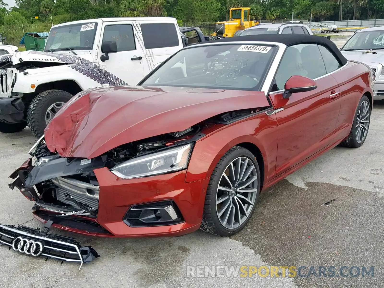 2 Photograph of a damaged car WAU2NGF58KN005939 AUDI A5 2019