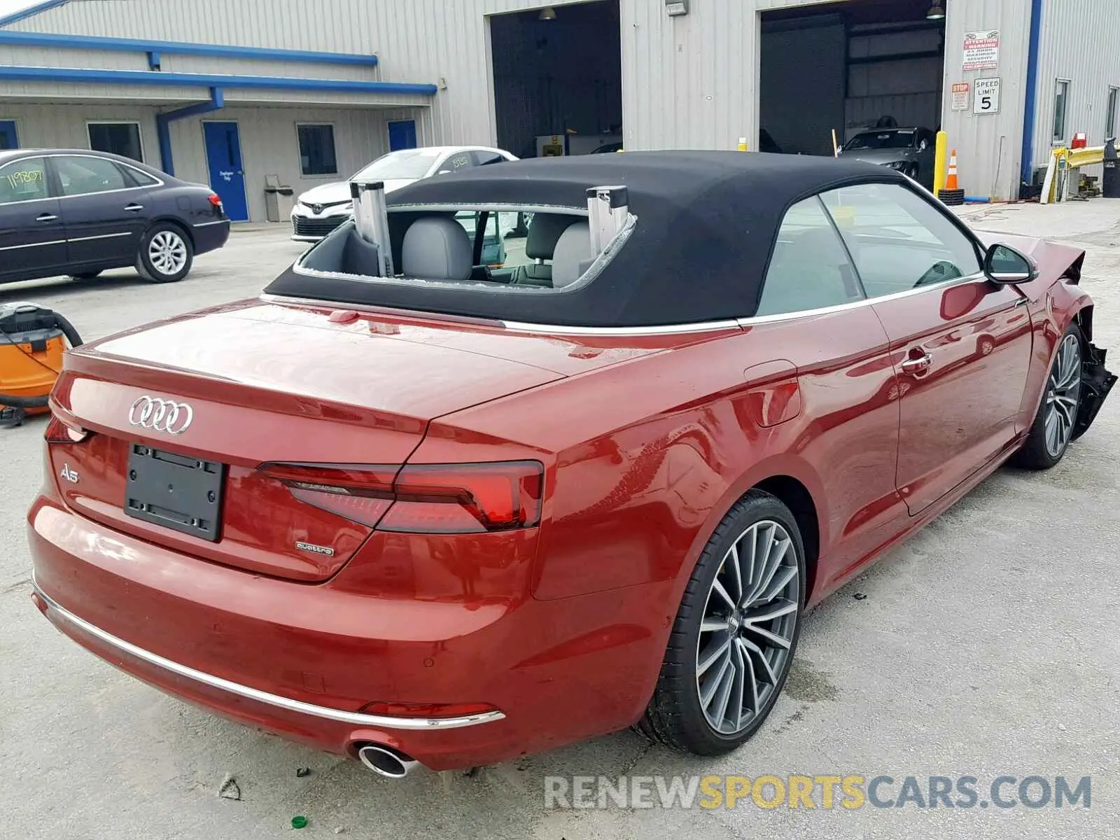 4 Photograph of a damaged car WAU2NGF58KN005939 AUDI A5 2019
