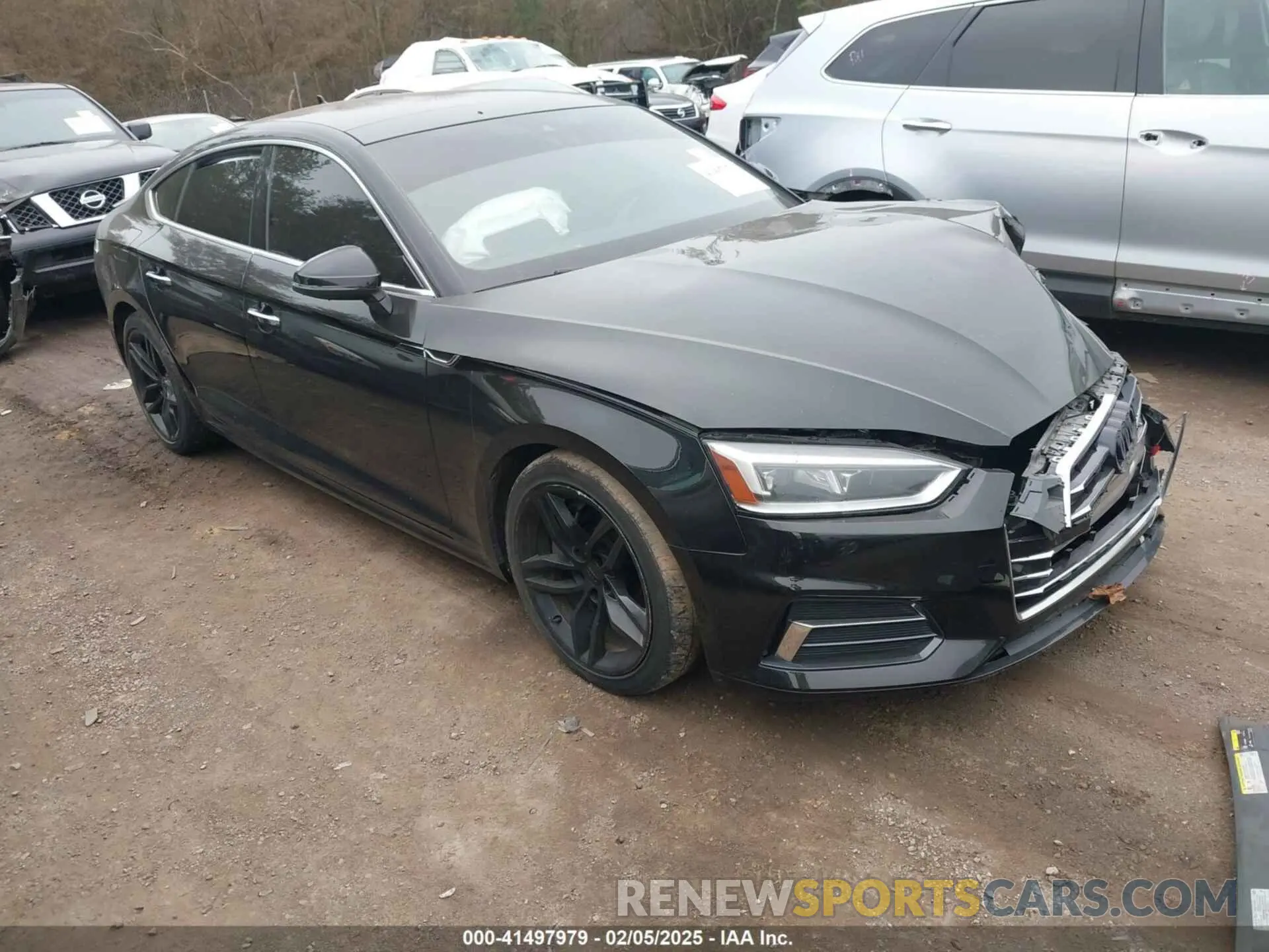 1 Photograph of a damaged car WAUANCF50KA054404 AUDI A5 2019