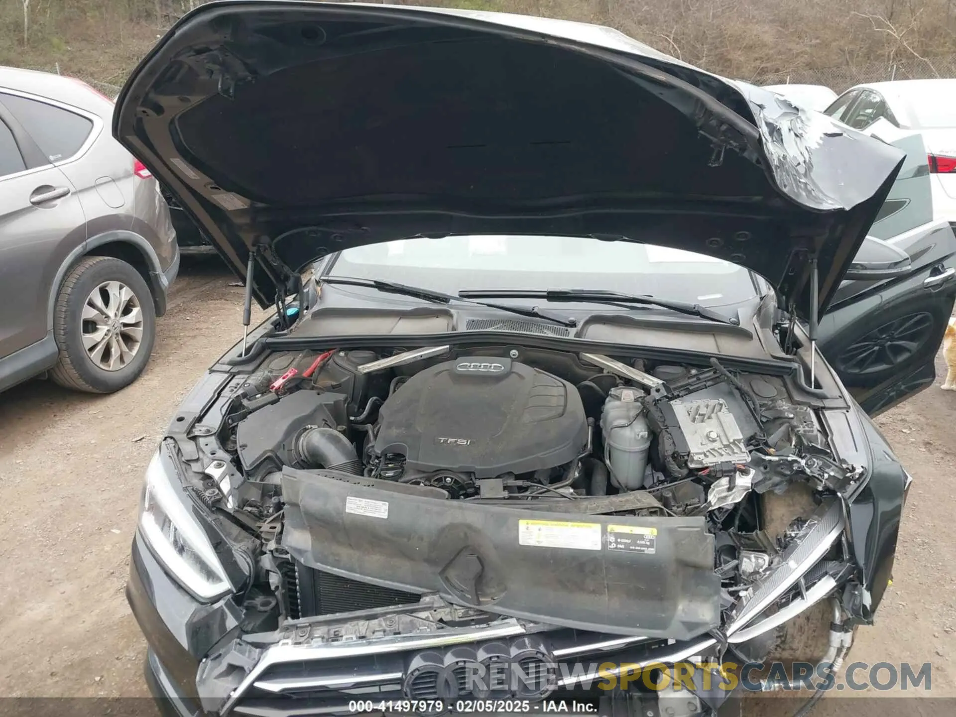 10 Photograph of a damaged car WAUANCF50KA054404 AUDI A5 2019