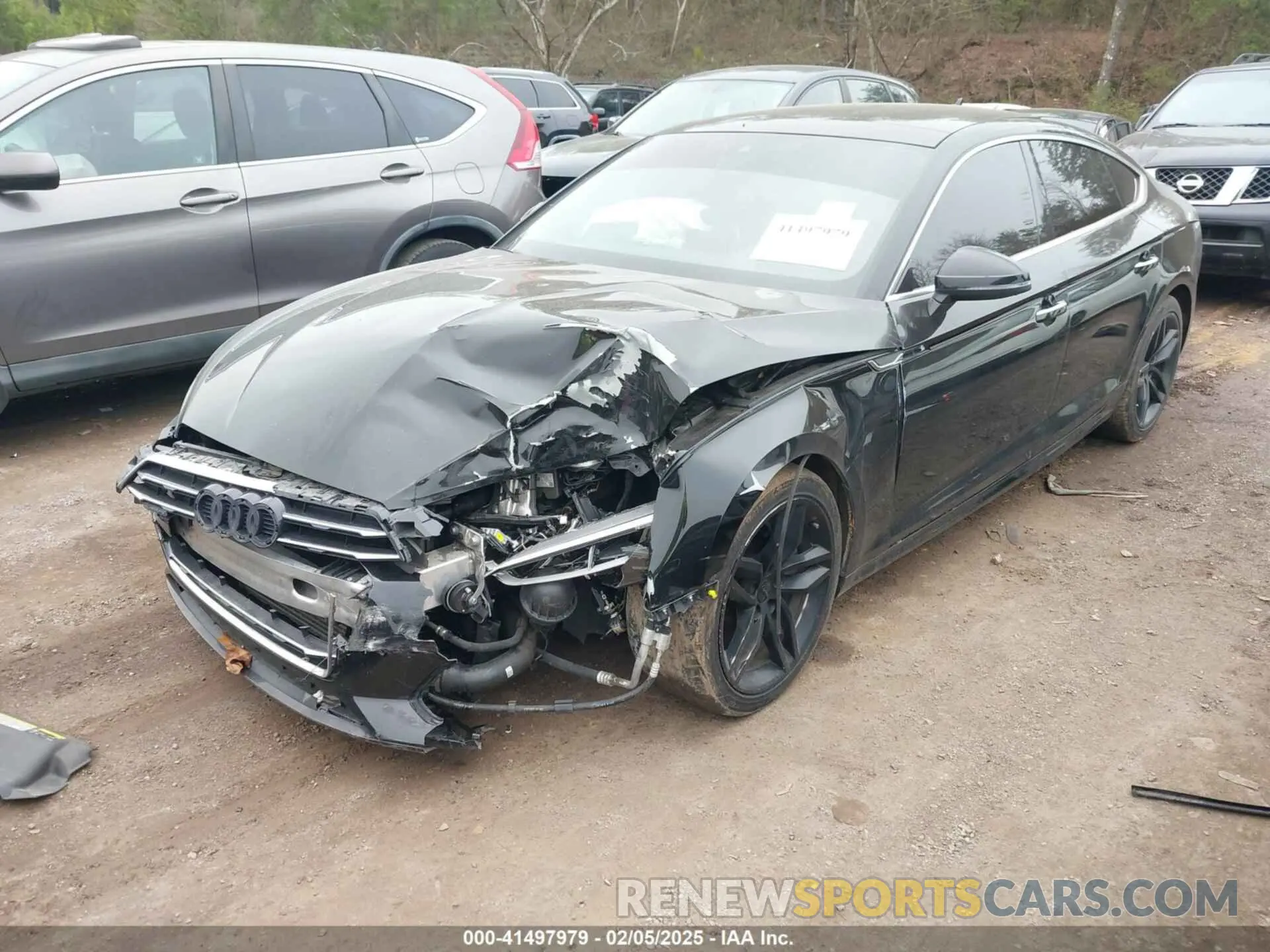 2 Photograph of a damaged car WAUANCF50KA054404 AUDI A5 2019