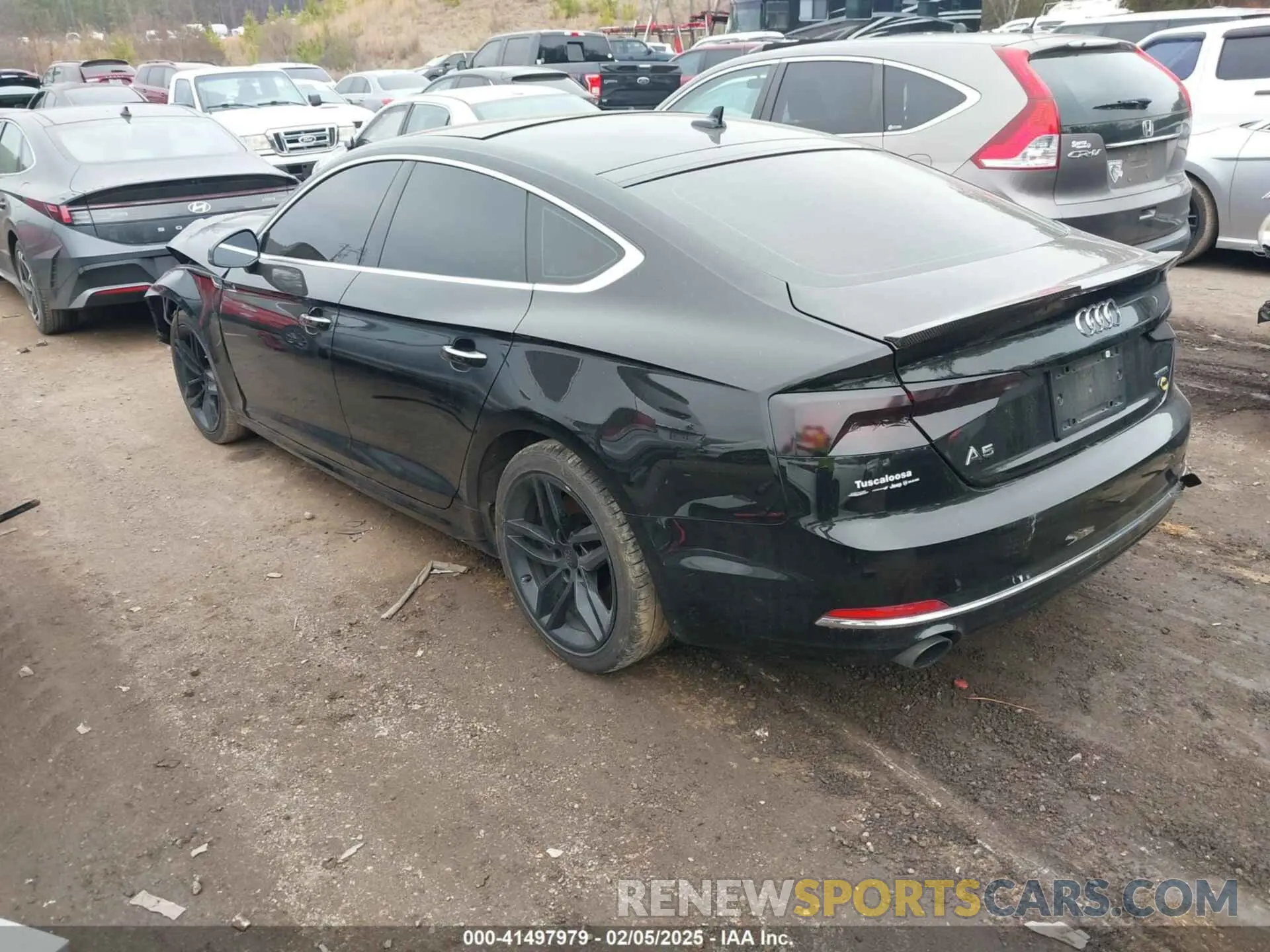 3 Photograph of a damaged car WAUANCF50KA054404 AUDI A5 2019