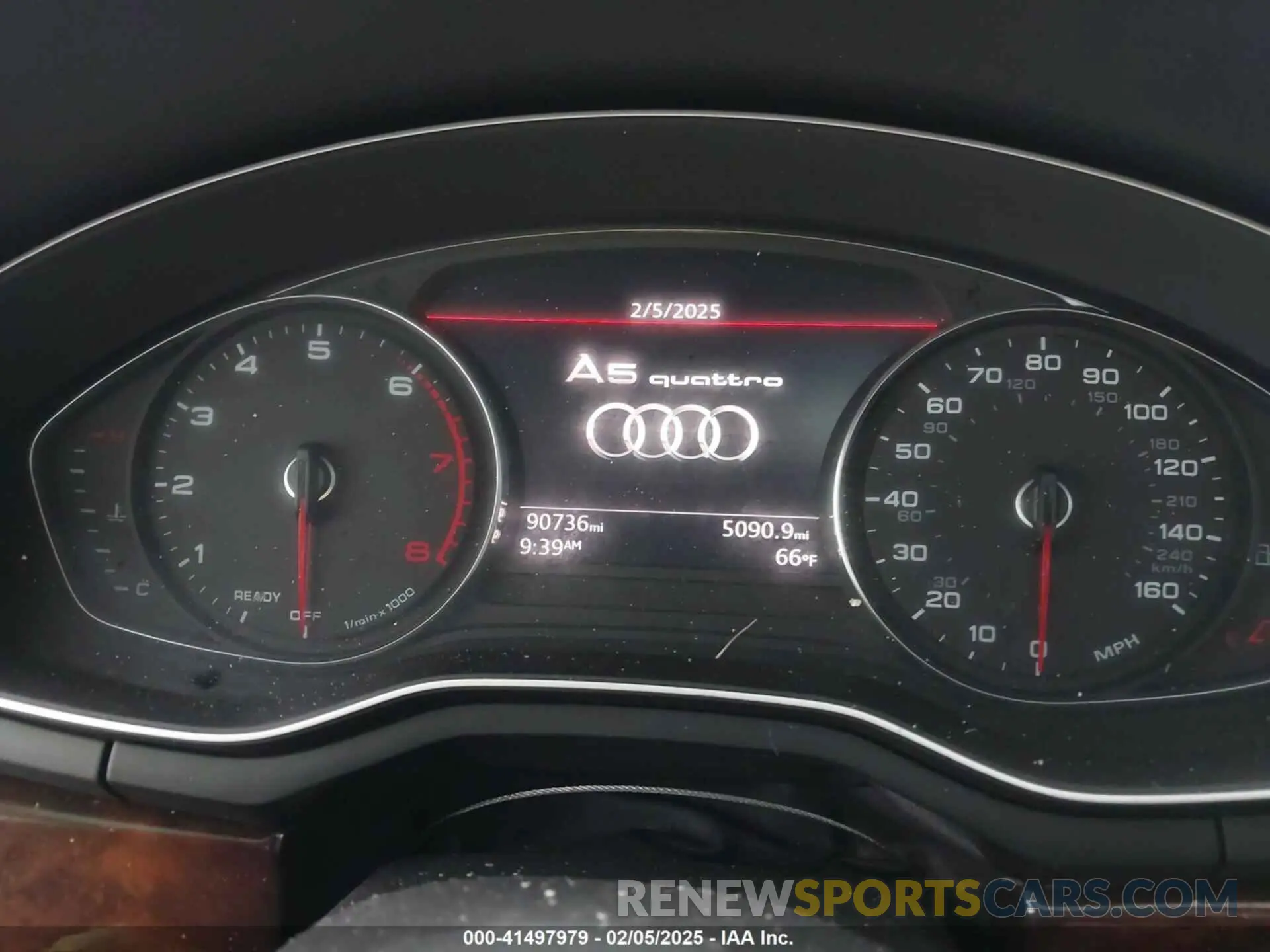 7 Photograph of a damaged car WAUANCF50KA054404 AUDI A5 2019