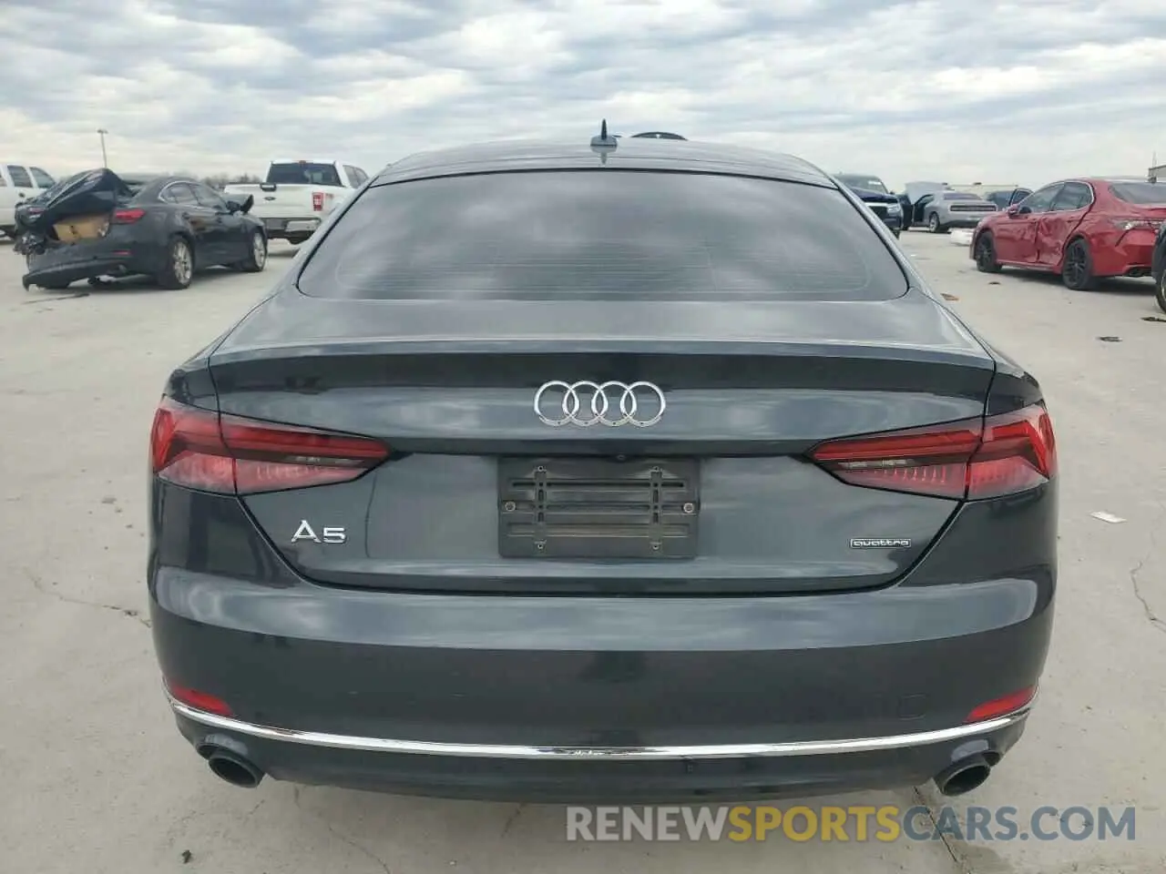6 Photograph of a damaged car WAUANCF51KA057568 AUDI A5 2019