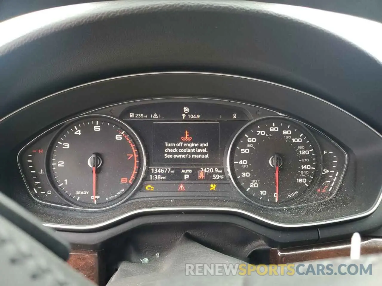9 Photograph of a damaged car WAUANCF51KA057568 AUDI A5 2019