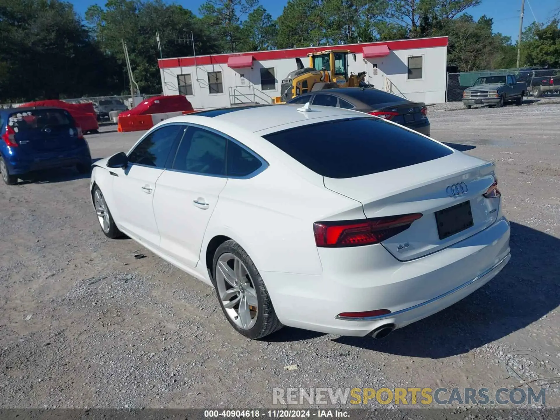 3 Photograph of a damaged car WAUANCF52KA060303 AUDI A5 2019