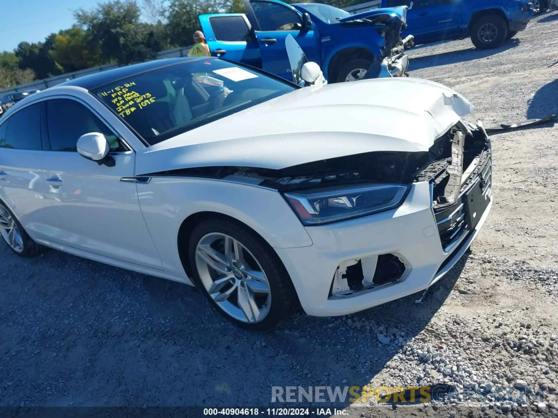 6 Photograph of a damaged car WAUANCF52KA060303 AUDI A5 2019
