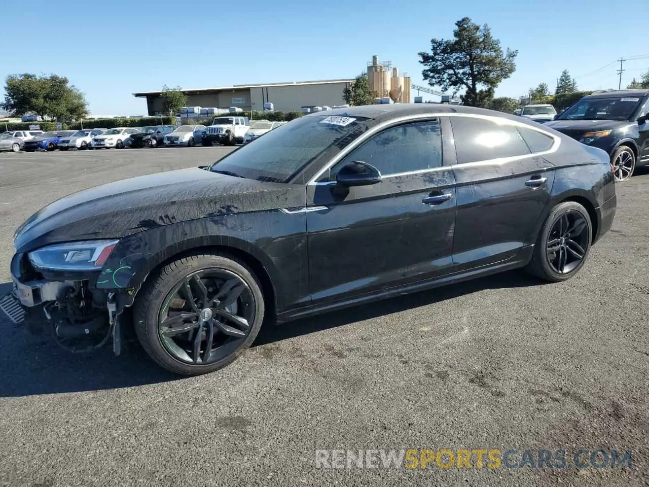 1 Photograph of a damaged car WAUANCF55KA058237 AUDI A5 2019