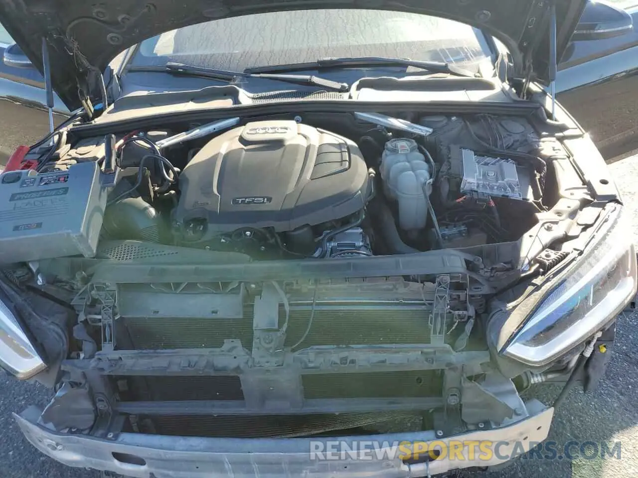 11 Photograph of a damaged car WAUANCF55KA058237 AUDI A5 2019