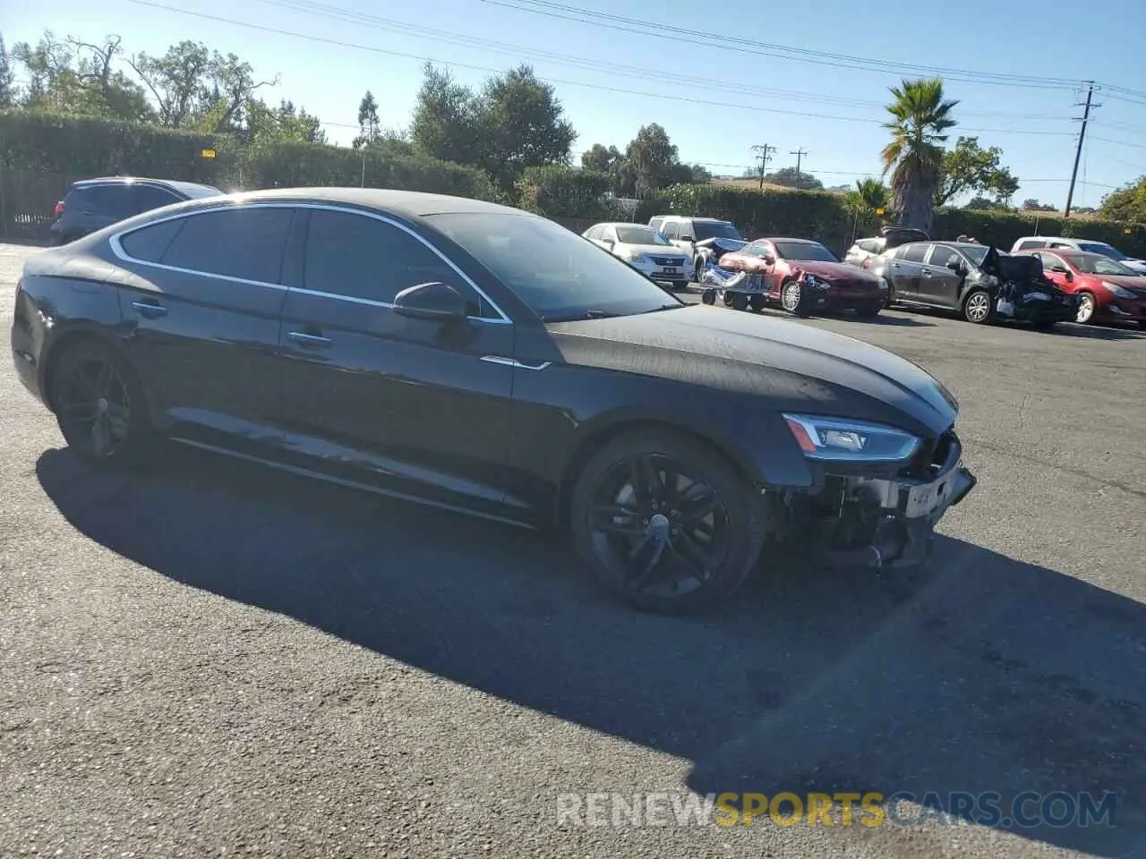 4 Photograph of a damaged car WAUANCF55KA058237 AUDI A5 2019