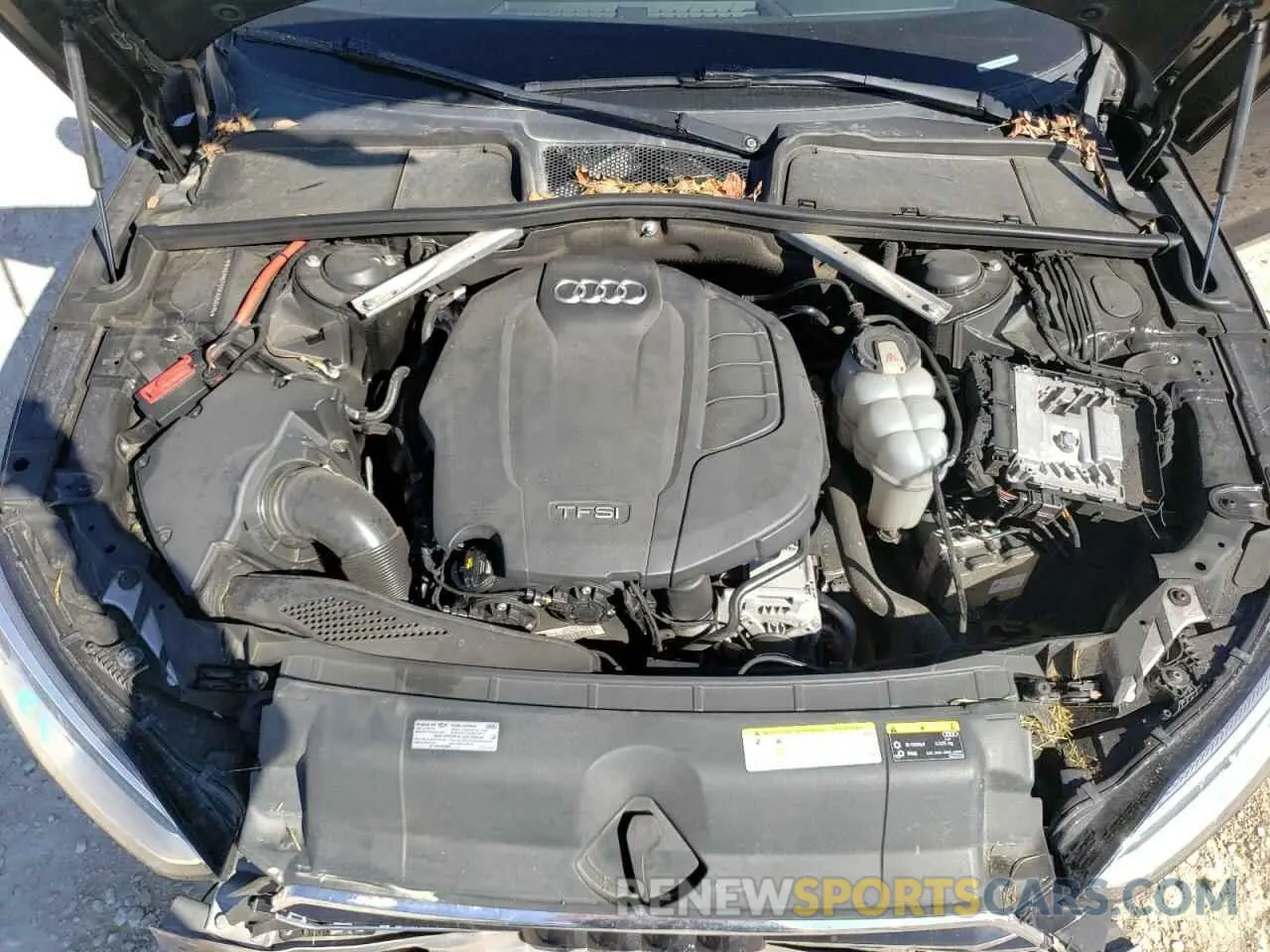 11 Фотография поврежденного автомобиля WAUANCF55KA058495 AUDI A5 2019