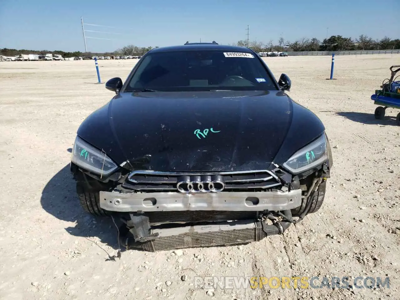 5 Фотография поврежденного автомобиля WAUANCF55KA058495 AUDI A5 2019