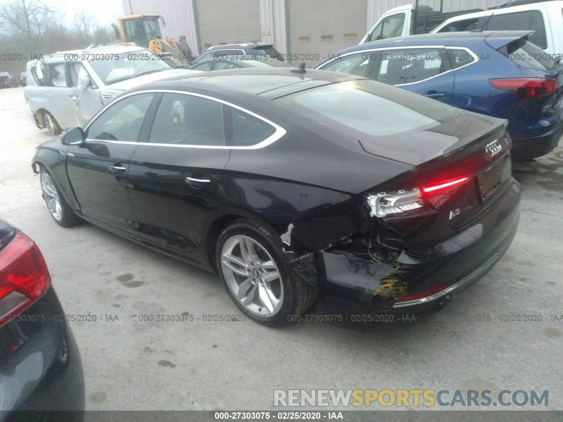 3 Photograph of a damaged car WAUANCF57KA057977 AUDI A5 2019