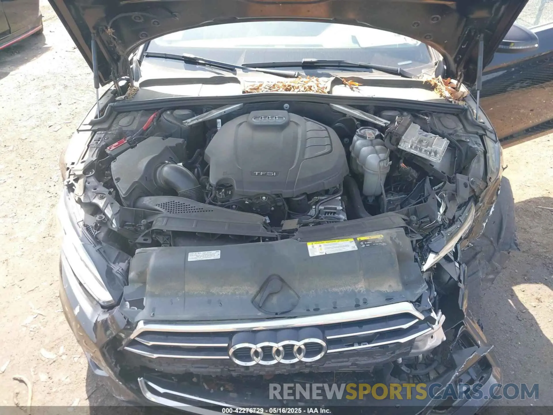 10 Photograph of a damaged car WAUANCF58KA056062 AUDI A5 2019