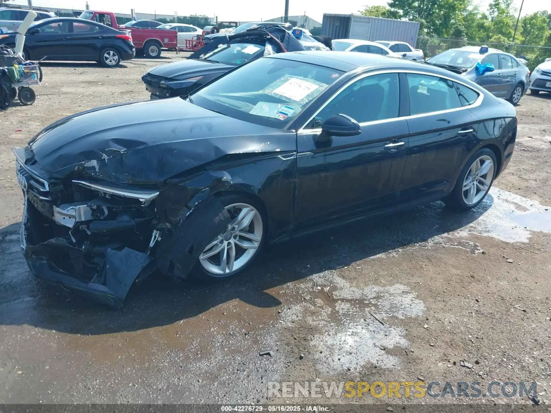 14 Photograph of a damaged car WAUANCF58KA056062 AUDI A5 2019
