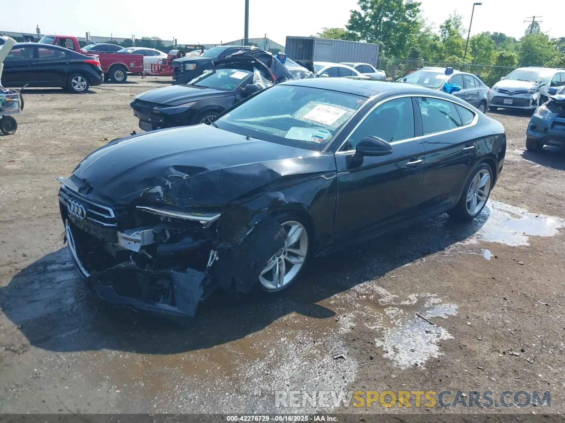 2 Photograph of a damaged car WAUANCF58KA056062 AUDI A5 2019