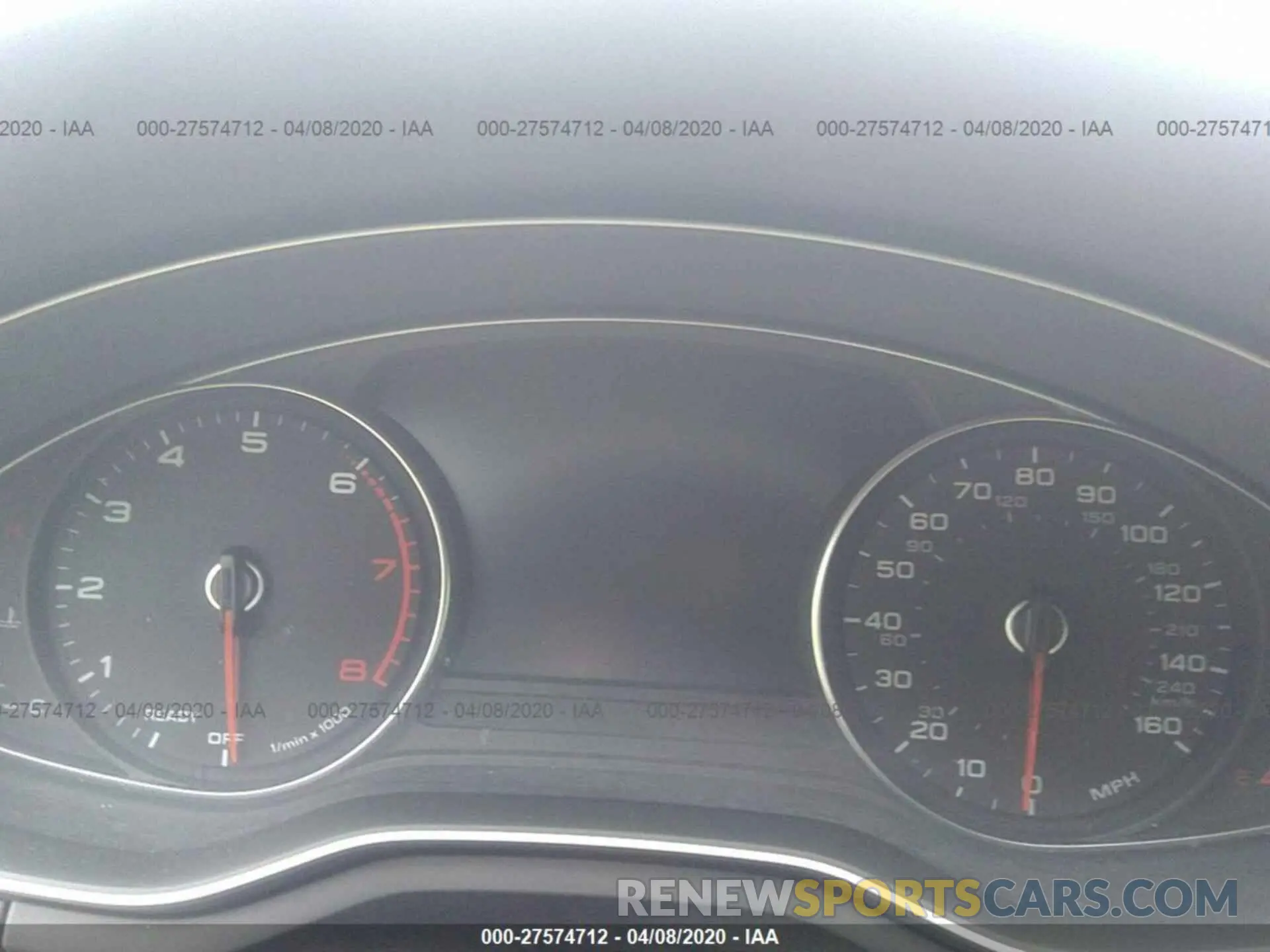 7 Photograph of a damaged car WAUANCF58KA063190 AUDI A5 2019