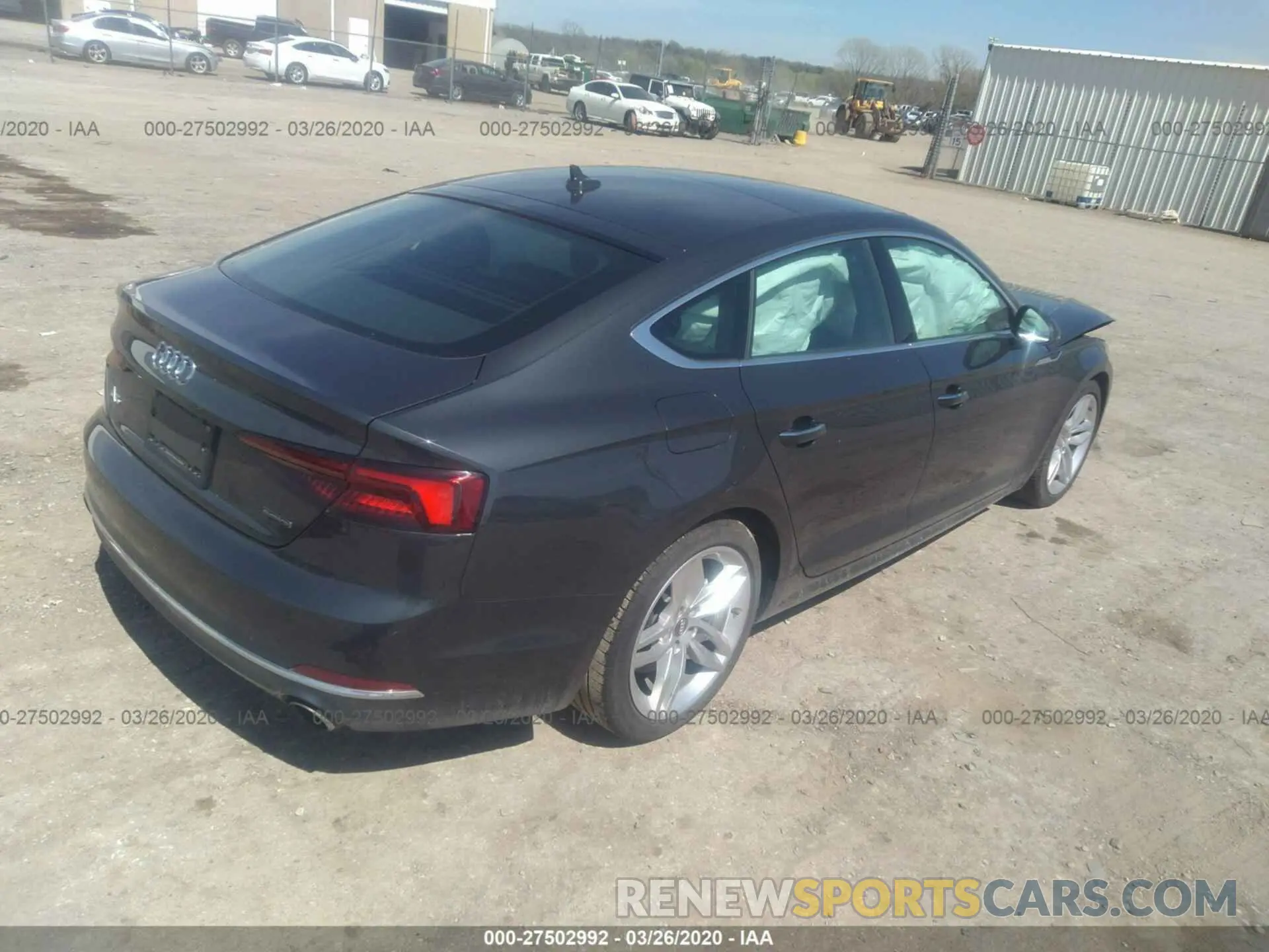 4 Photograph of a damaged car WAUANCF59KA054482 AUDI A5 2019