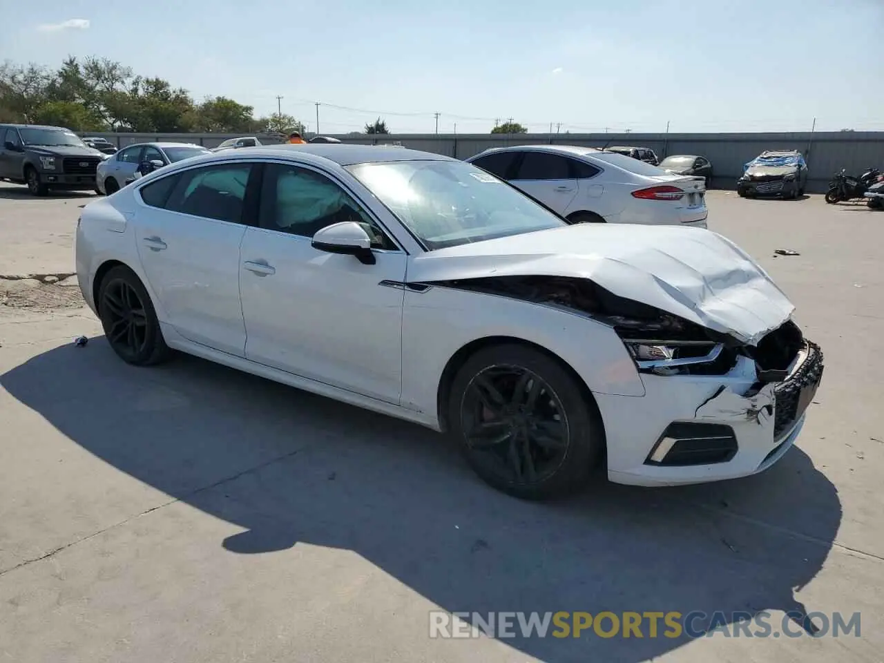4 Photograph of a damaged car WAUANCF59KA059584 AUDI A5 2019