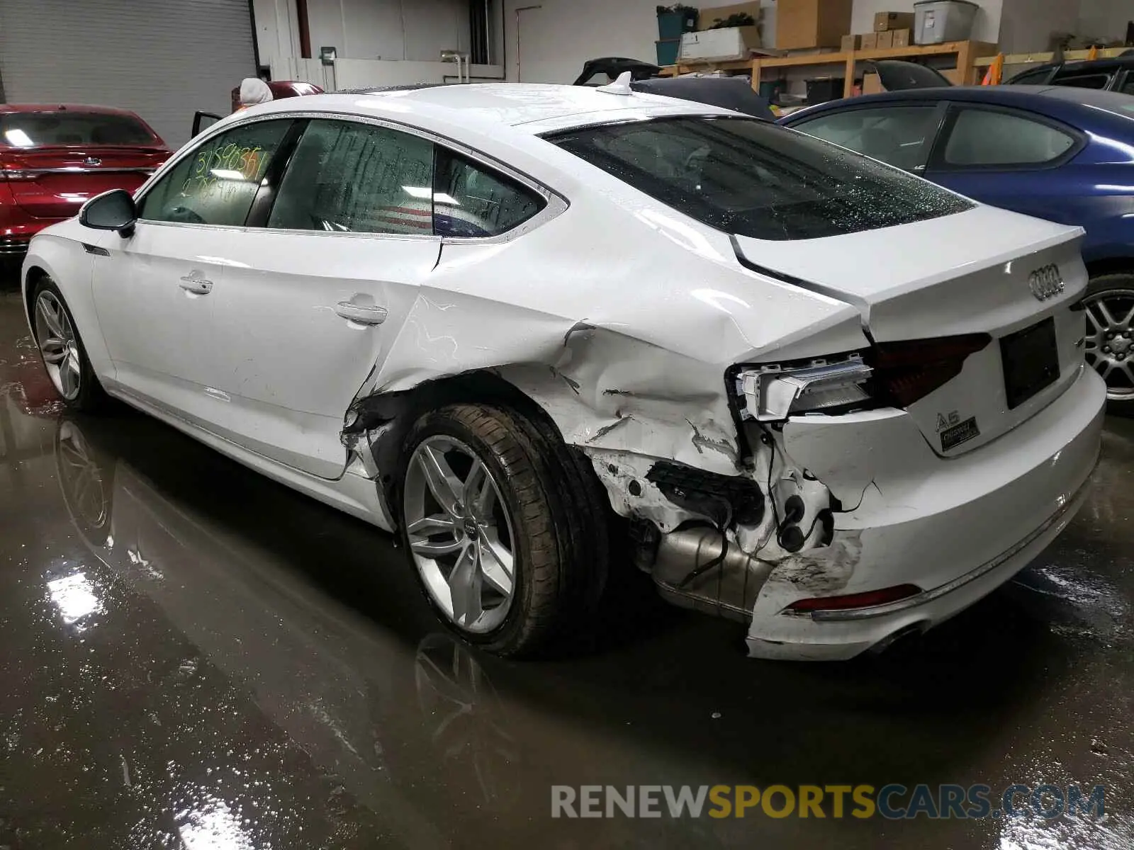 3 Photograph of a damaged car WAUANCF59KA064154 AUDI A5 2019