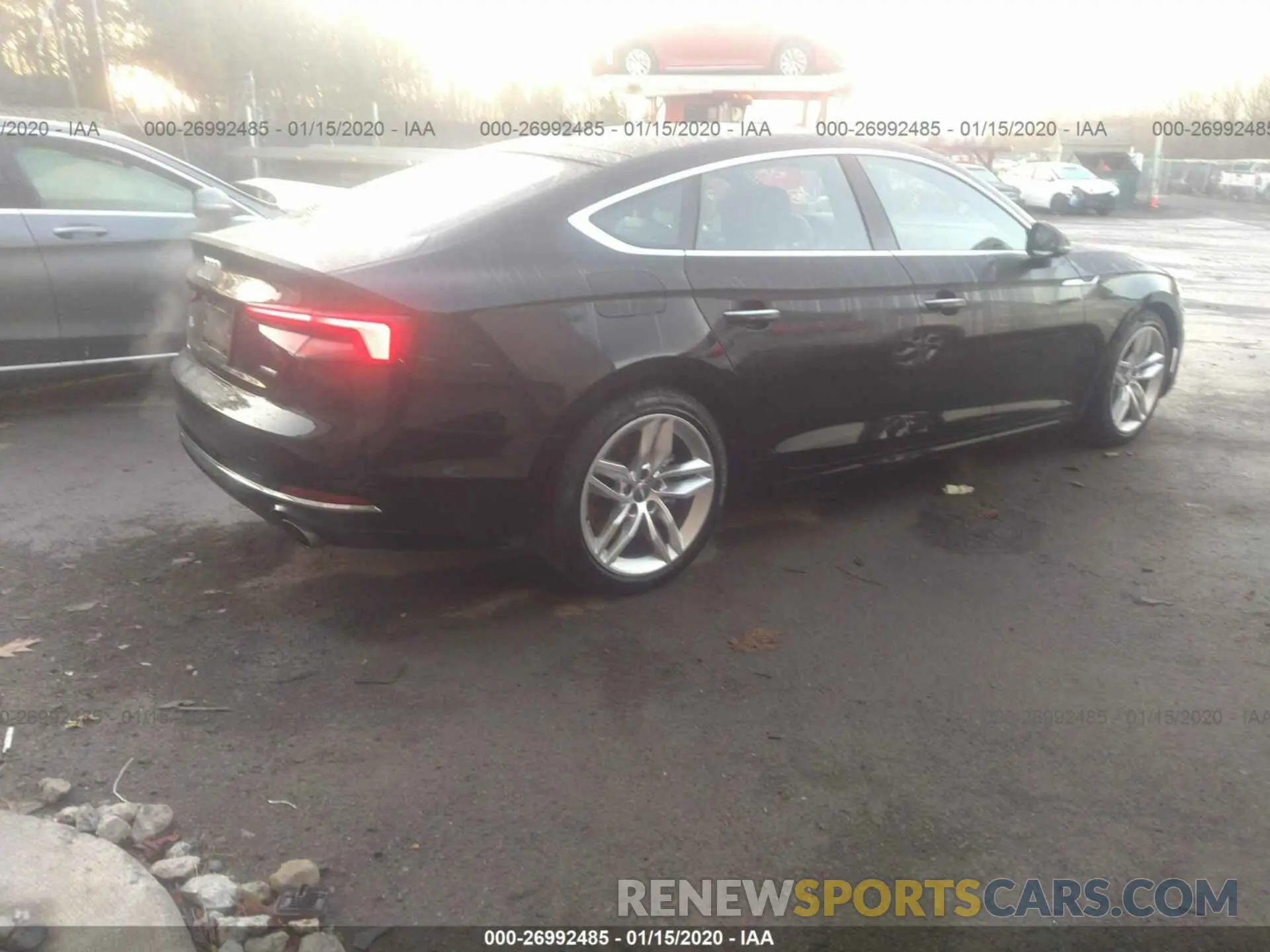 4 Photograph of a damaged car WAUANCF5XKA055754 AUDI A5 2019