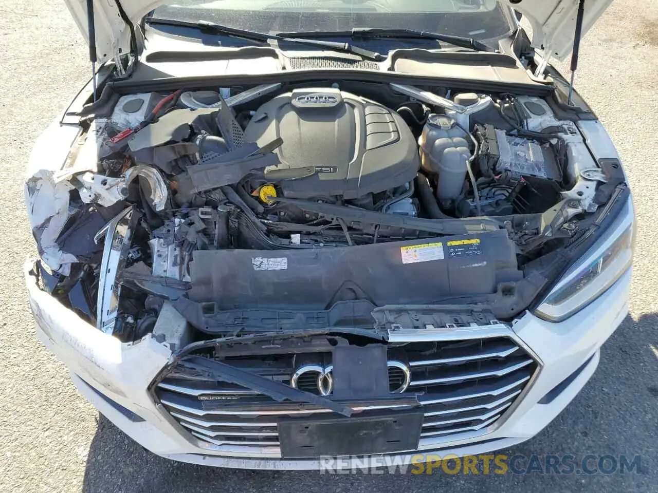 11 Photograph of a damaged car WAUBNCF50KA092302 AUDI A5 2019