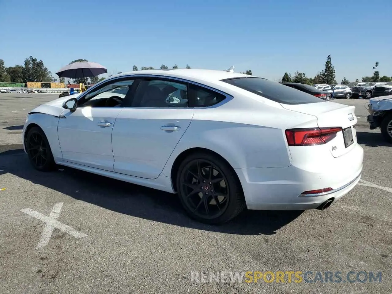 2 Photograph of a damaged car WAUBNCF50KA092302 AUDI A5 2019