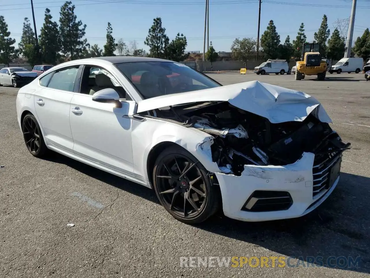 4 Photograph of a damaged car WAUBNCF50KA092302 AUDI A5 2019
