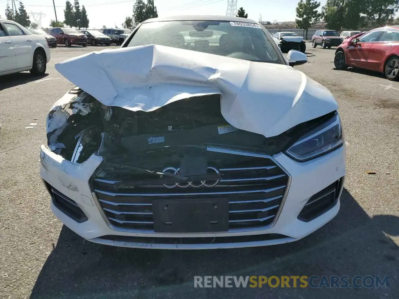 5 Photograph of a damaged car WAUBNCF50KA092302 AUDI A5 2019