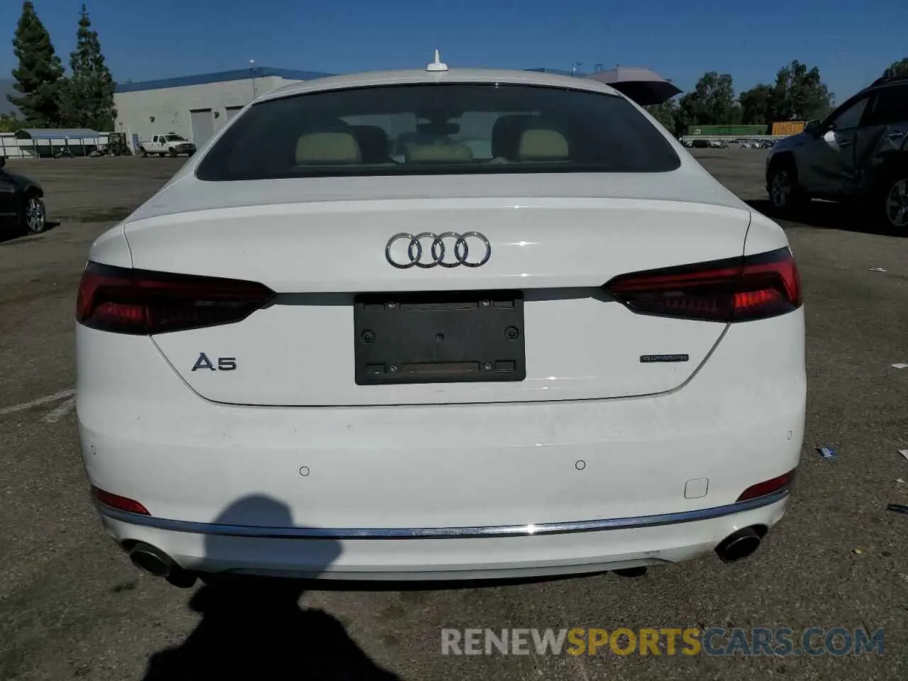 6 Photograph of a damaged car WAUBNCF50KA092302 AUDI A5 2019