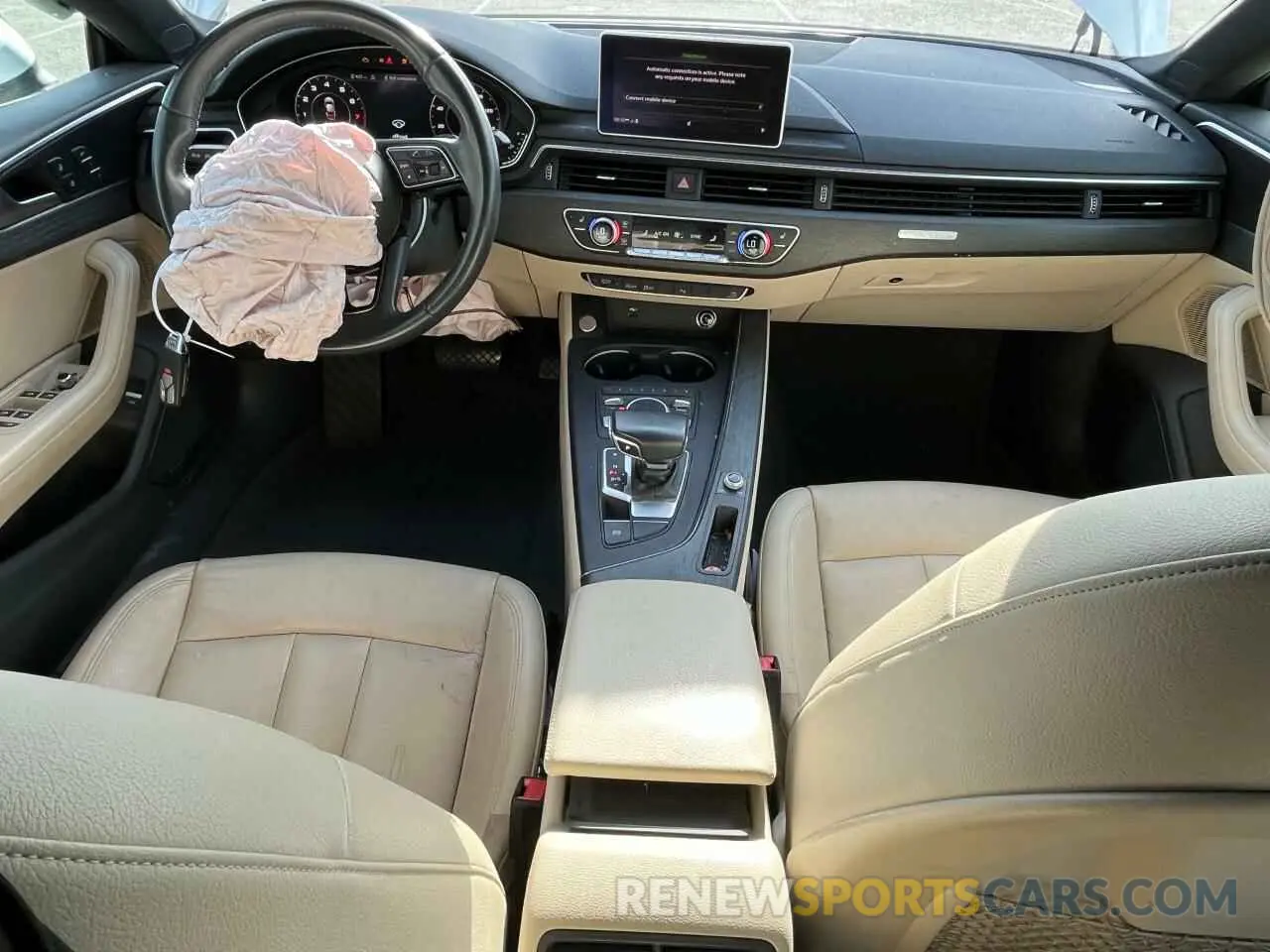 8 Photograph of a damaged car WAUBNCF50KA092302 AUDI A5 2019