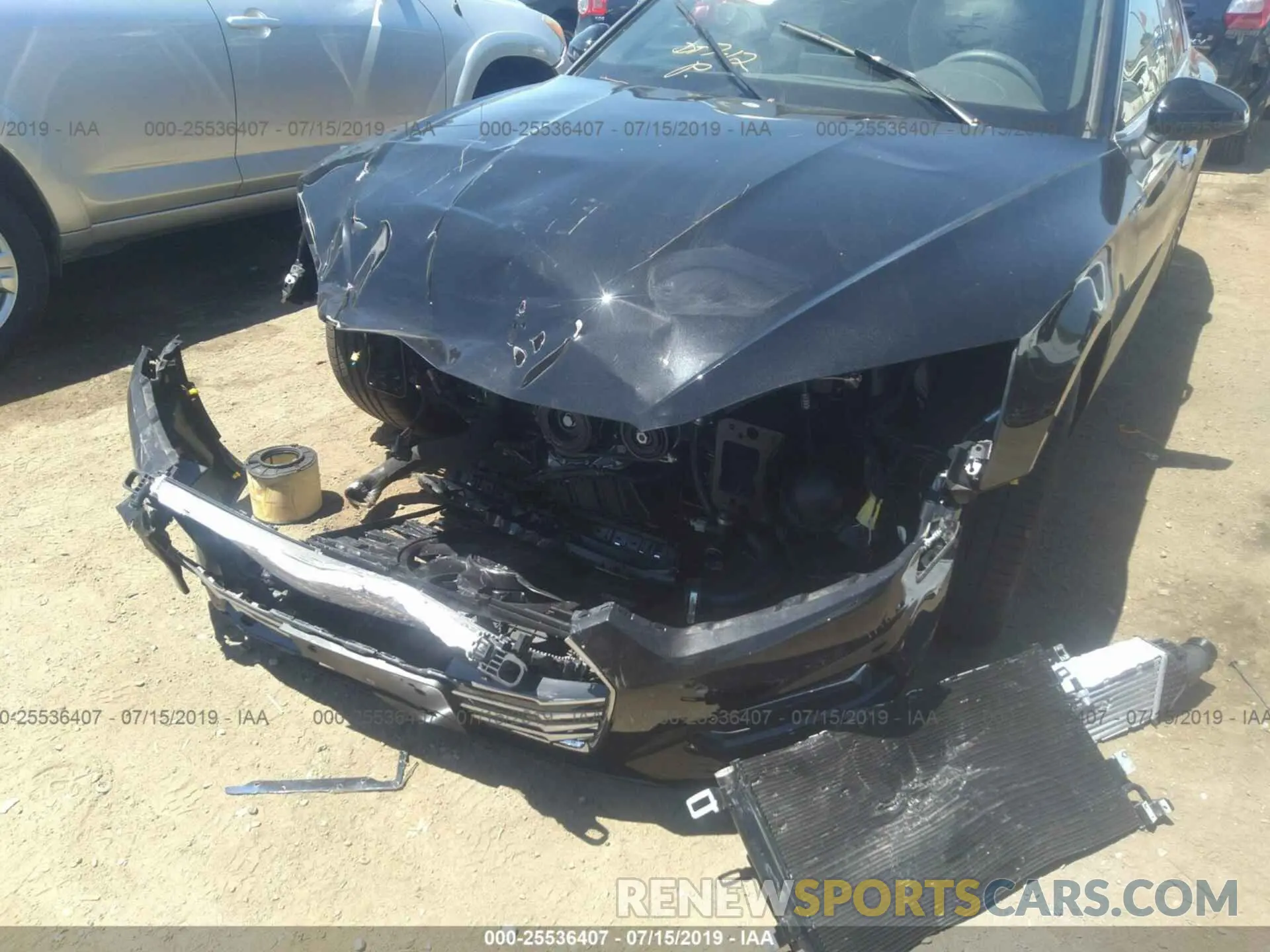 6 Photograph of a damaged car WAUBNCF53KA014998 AUDI A5 2019