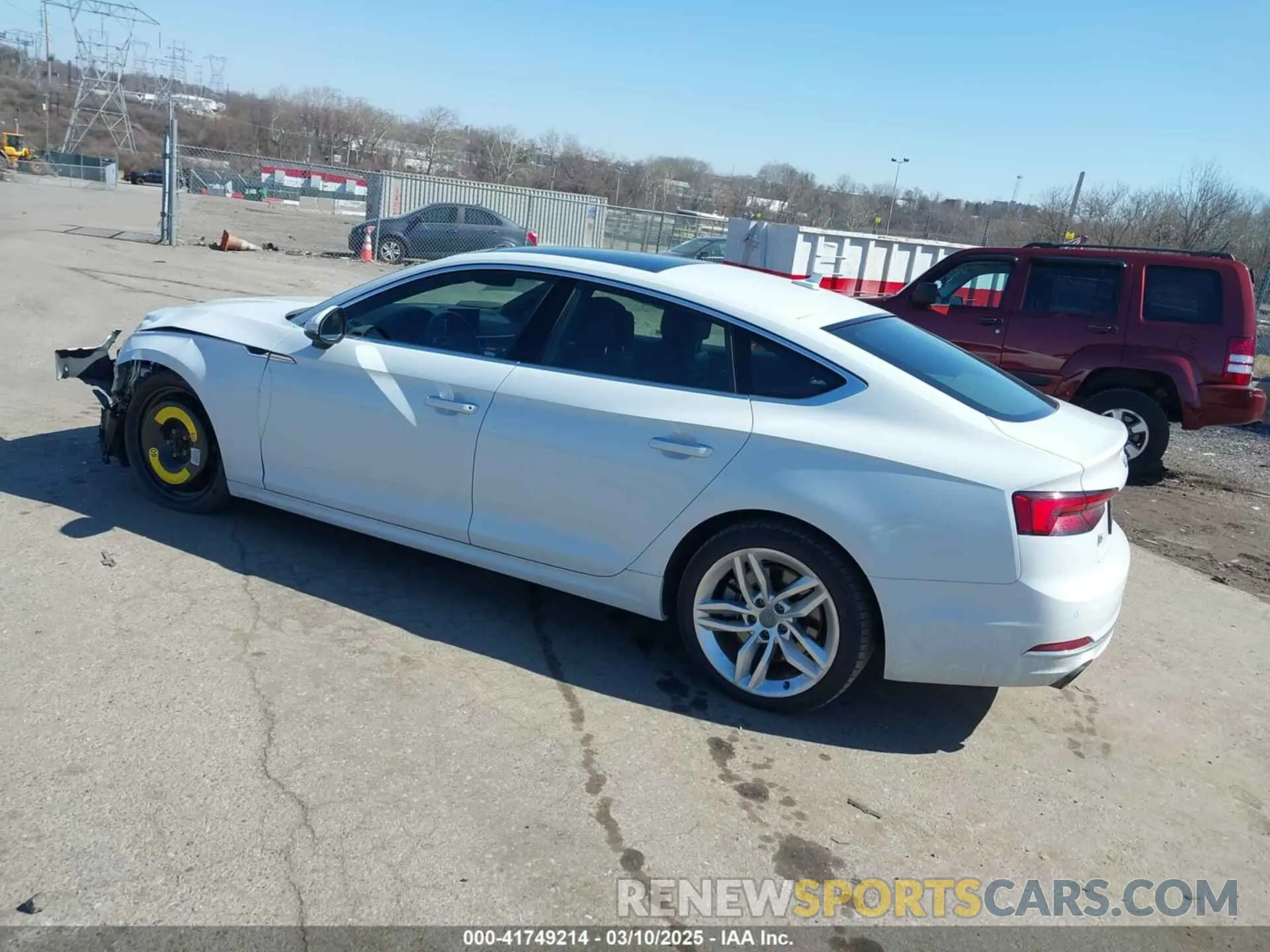 3 Photograph of a damaged car WAUBNCF53KA023202 AUDI A5 2019
