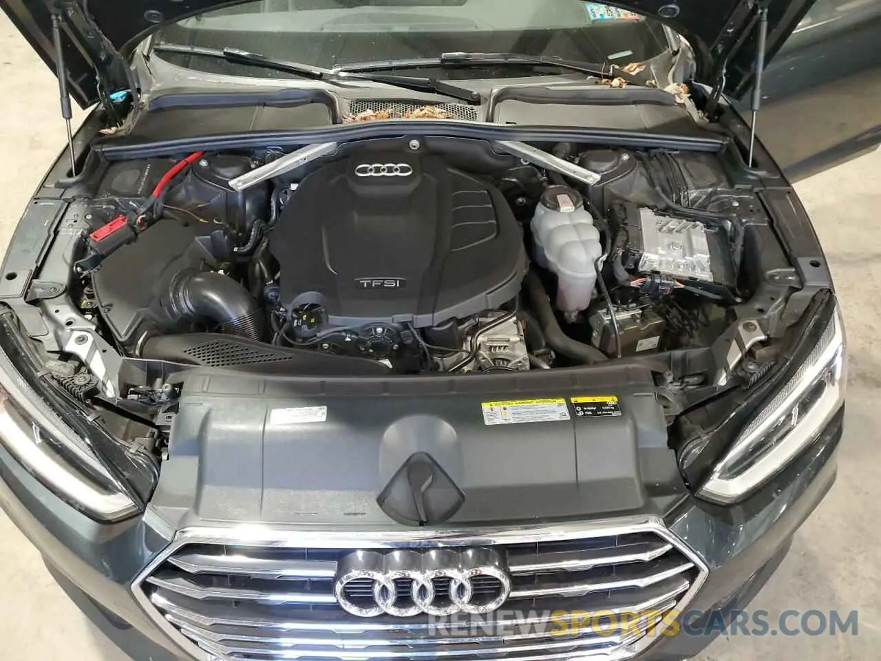 11 Фотография поврежденного автомобиля WAUBNCF55KA077908 AUDI A5 2019
