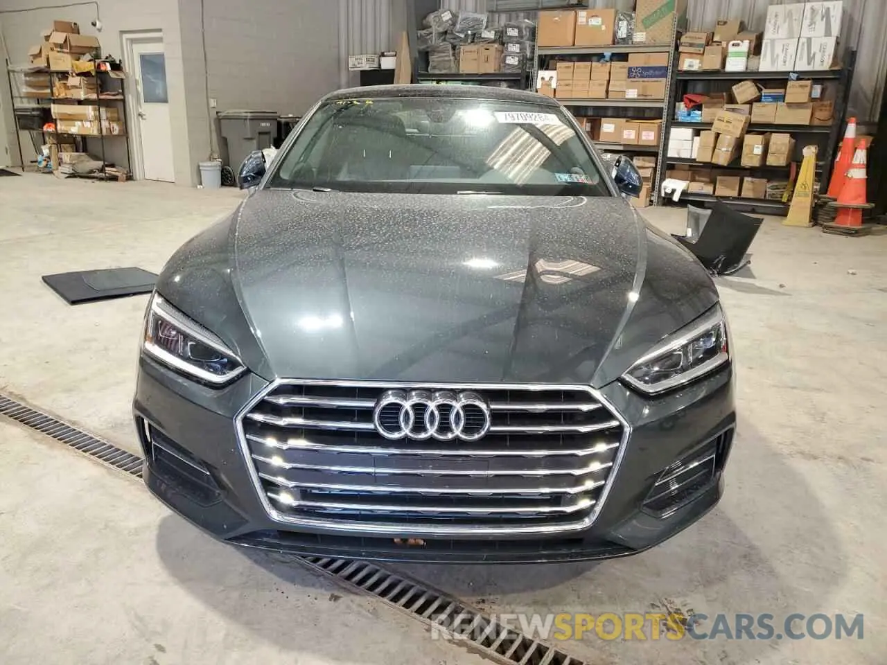 5 Фотография поврежденного автомобиля WAUBNCF55KA077908 AUDI A5 2019