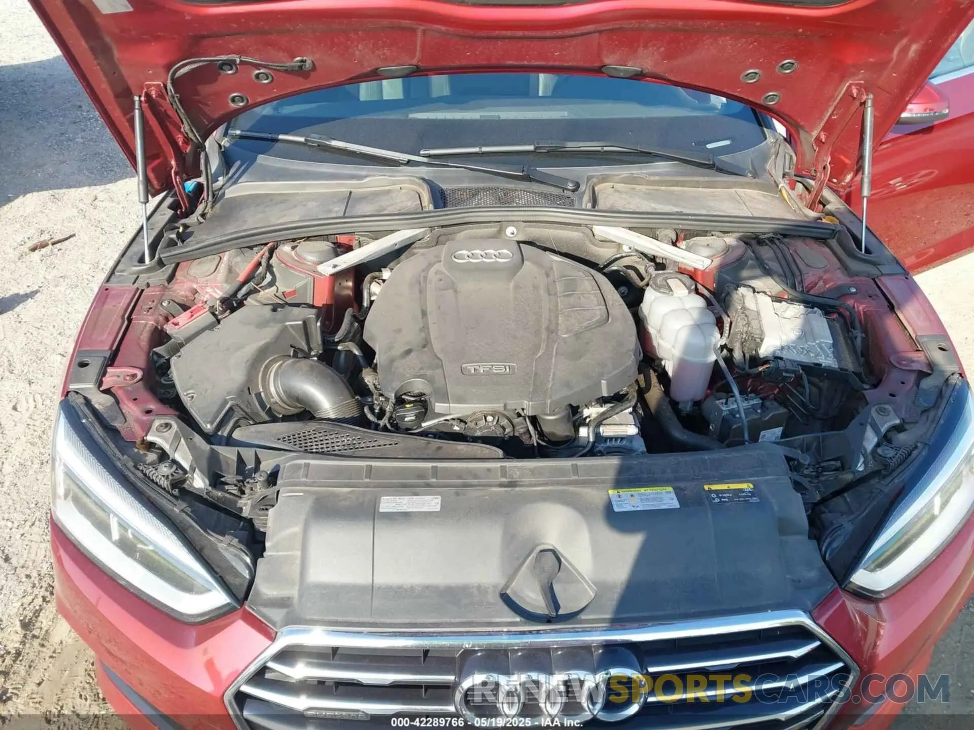 10 Photograph of a damaged car WAUBNCF56KA097357 AUDI A5 2019