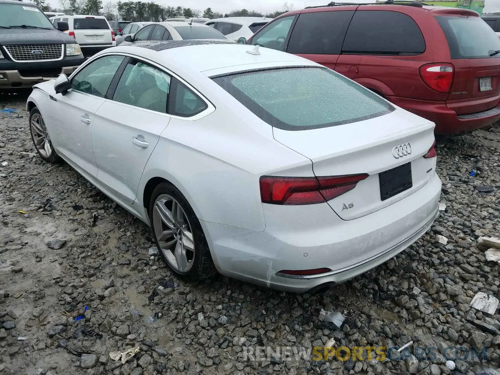 3 Photograph of a damaged car WAUBNCF58KA006475 AUDI A5 2019