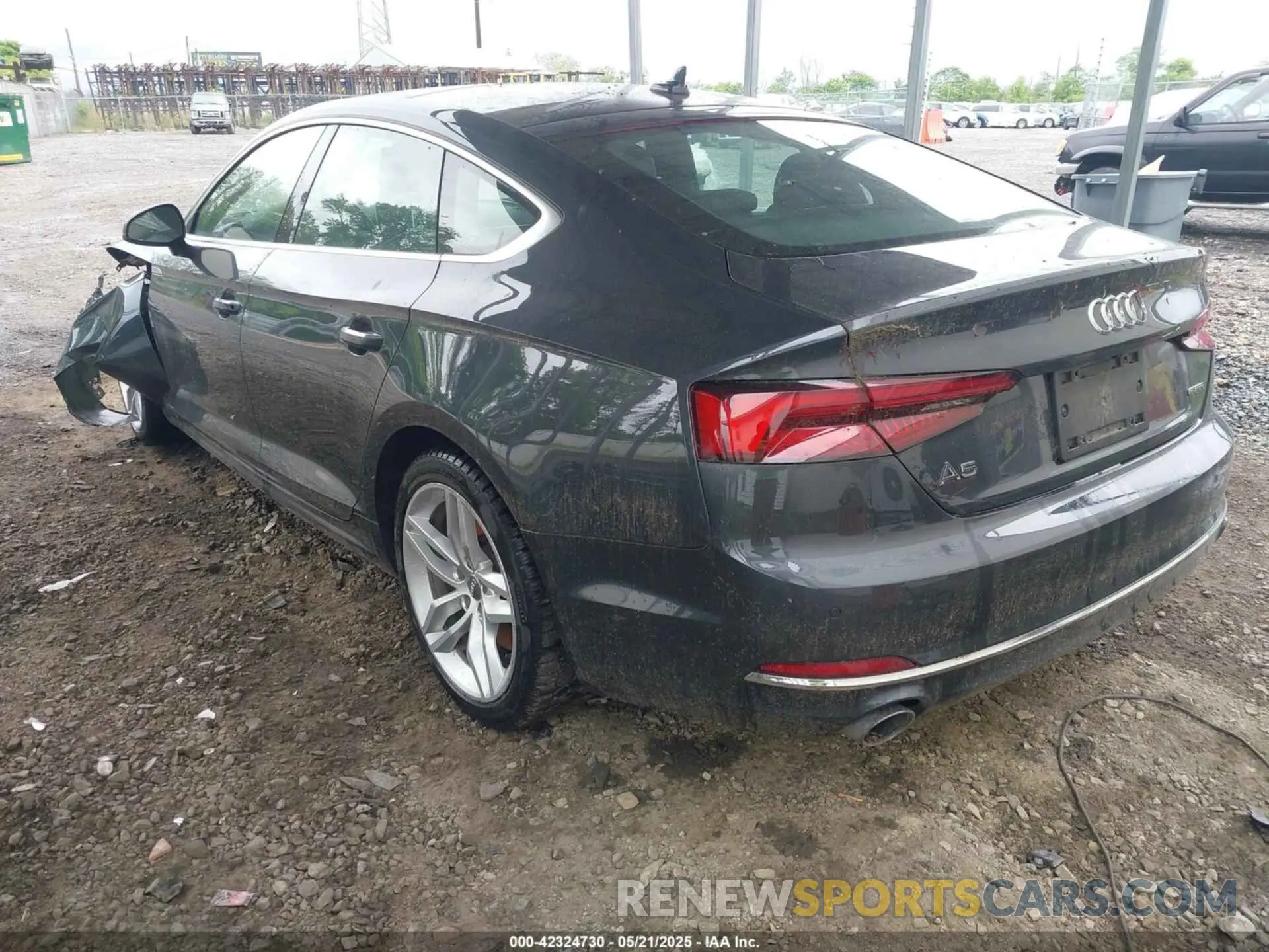3 Photograph of a damaged car WAUBNCF58KA077224 AUDI A5 2019