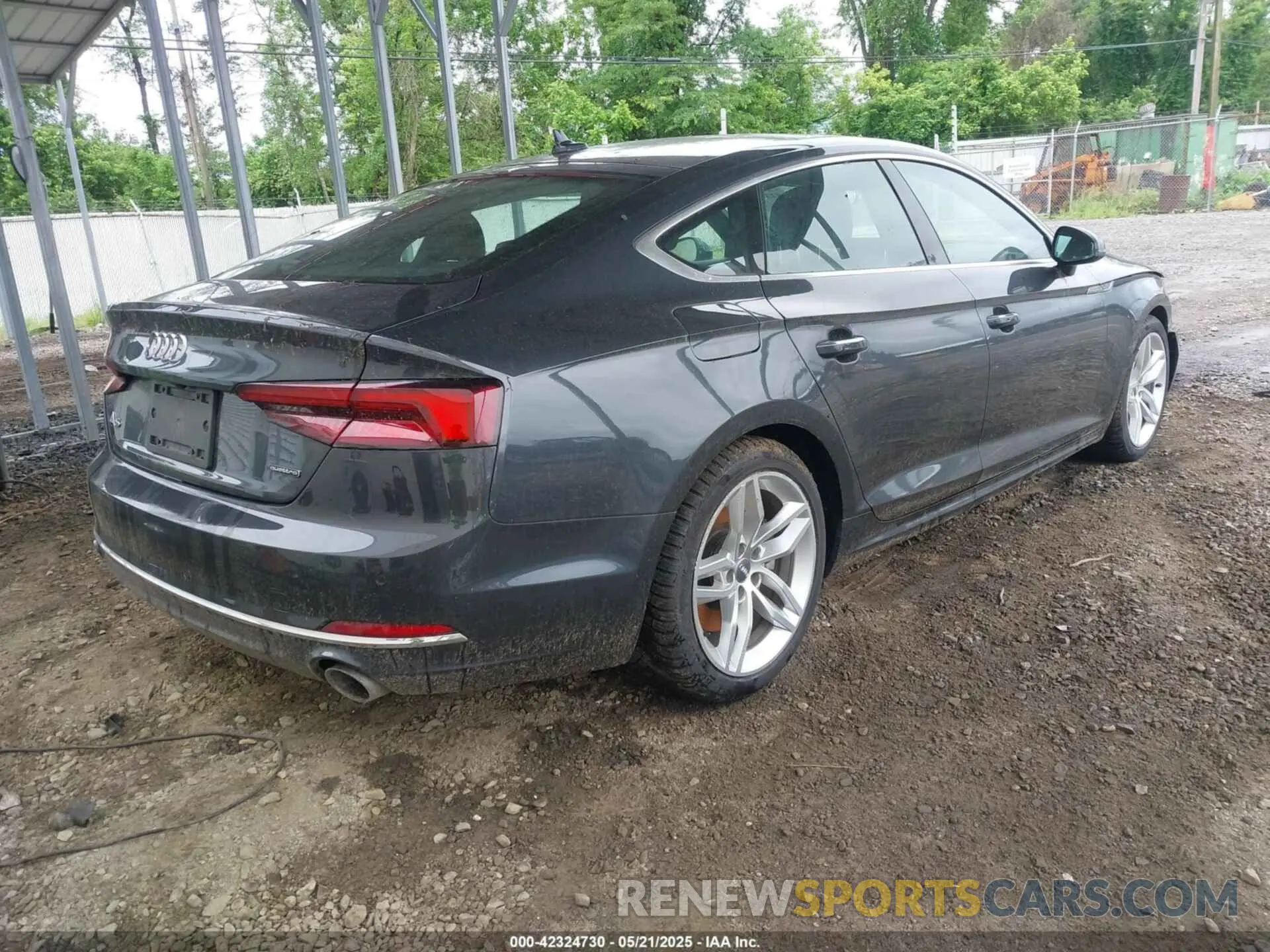 4 Photograph of a damaged car WAUBNCF58KA077224 AUDI A5 2019