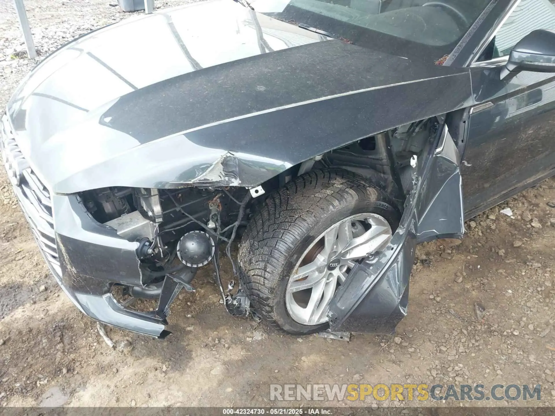 6 Photograph of a damaged car WAUBNCF58KA077224 AUDI A5 2019