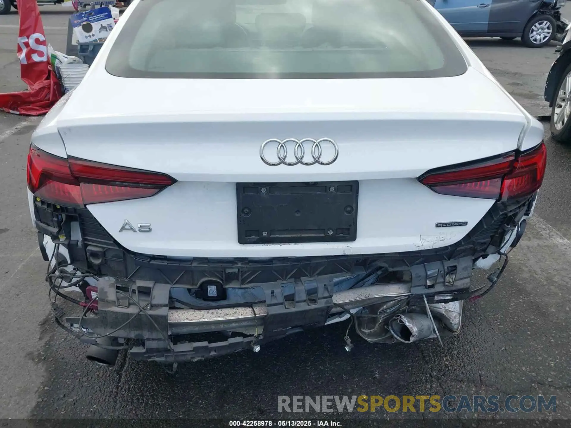 6 Фотография поврежденного автомобиля WAUBNCF58KA091561 AUDI A5 2019